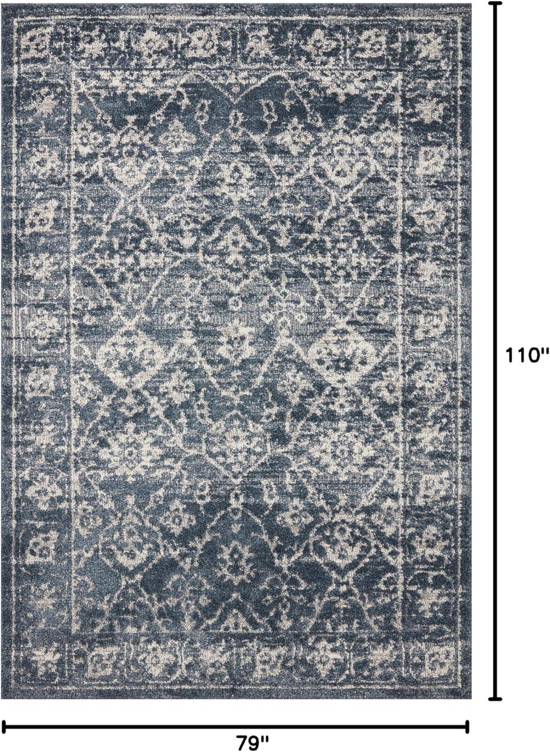 Magnolia Home by Joanna Gaines x Loloi Gigi Navy / Stone Area Rug