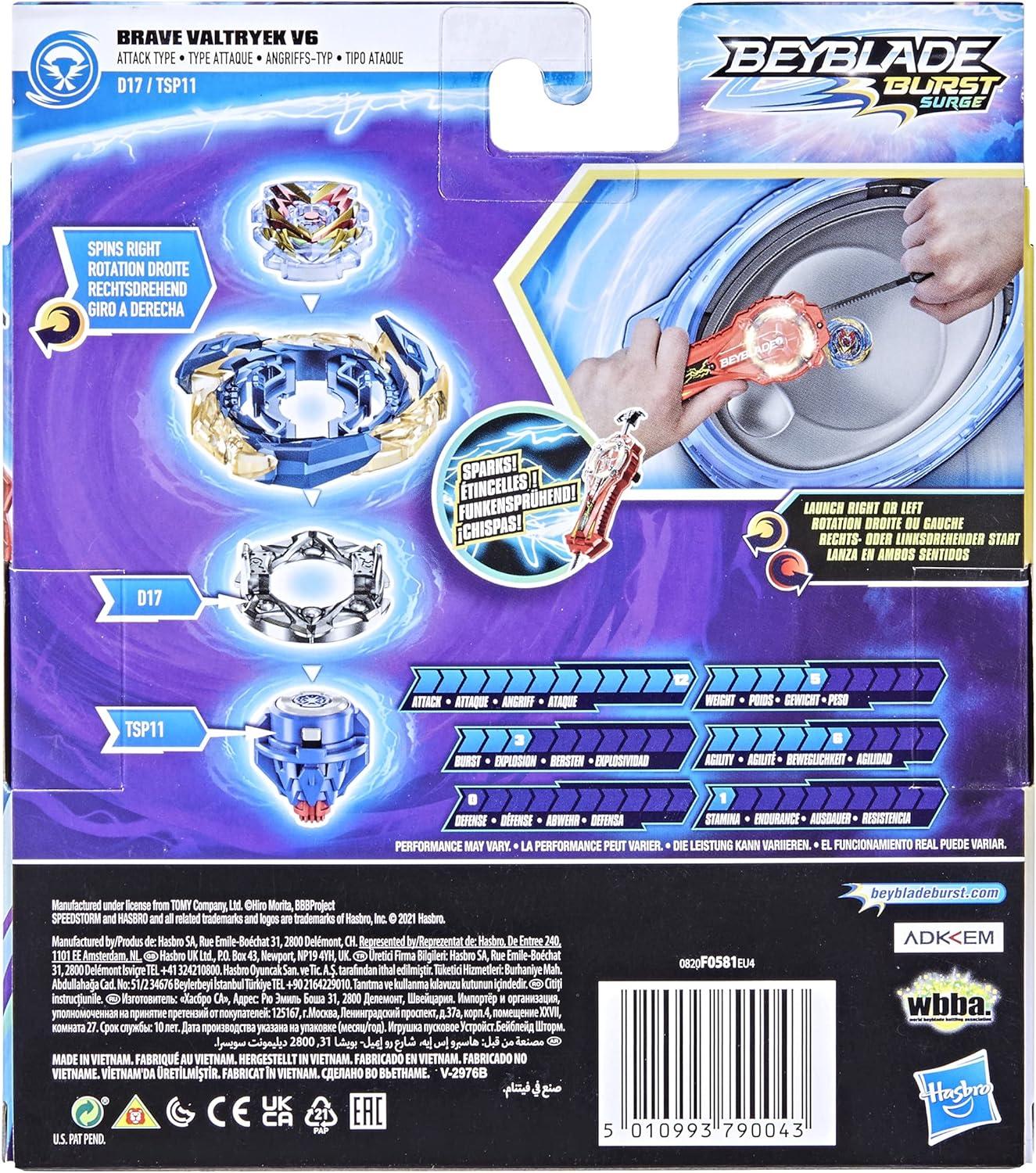 Beyblade Burst Surge Speedstorm Spark Power Set -- Battle Game Set with Sparking Launcher and Battling Top Toy