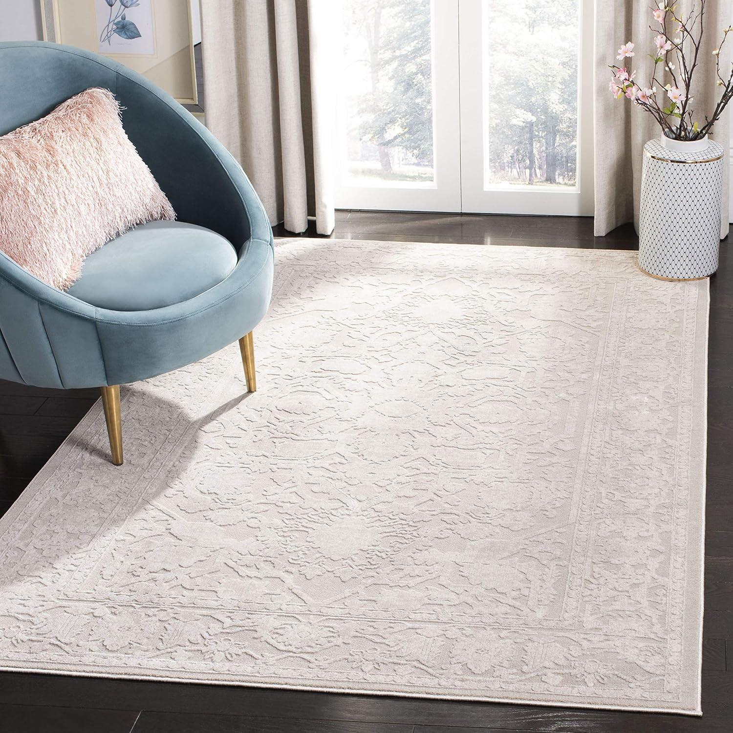 Reflection RFT665 Power Loomed Indoor Area Rug - Creme/Ivory - 5'1"x7'6" - Safavieh.