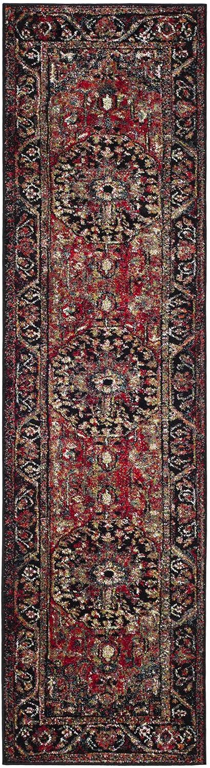 Vintage Hamadan VTH215 Power Loomed Indoor Runner Rug - Red/Multi - 2'3"x6' - Safavieh.