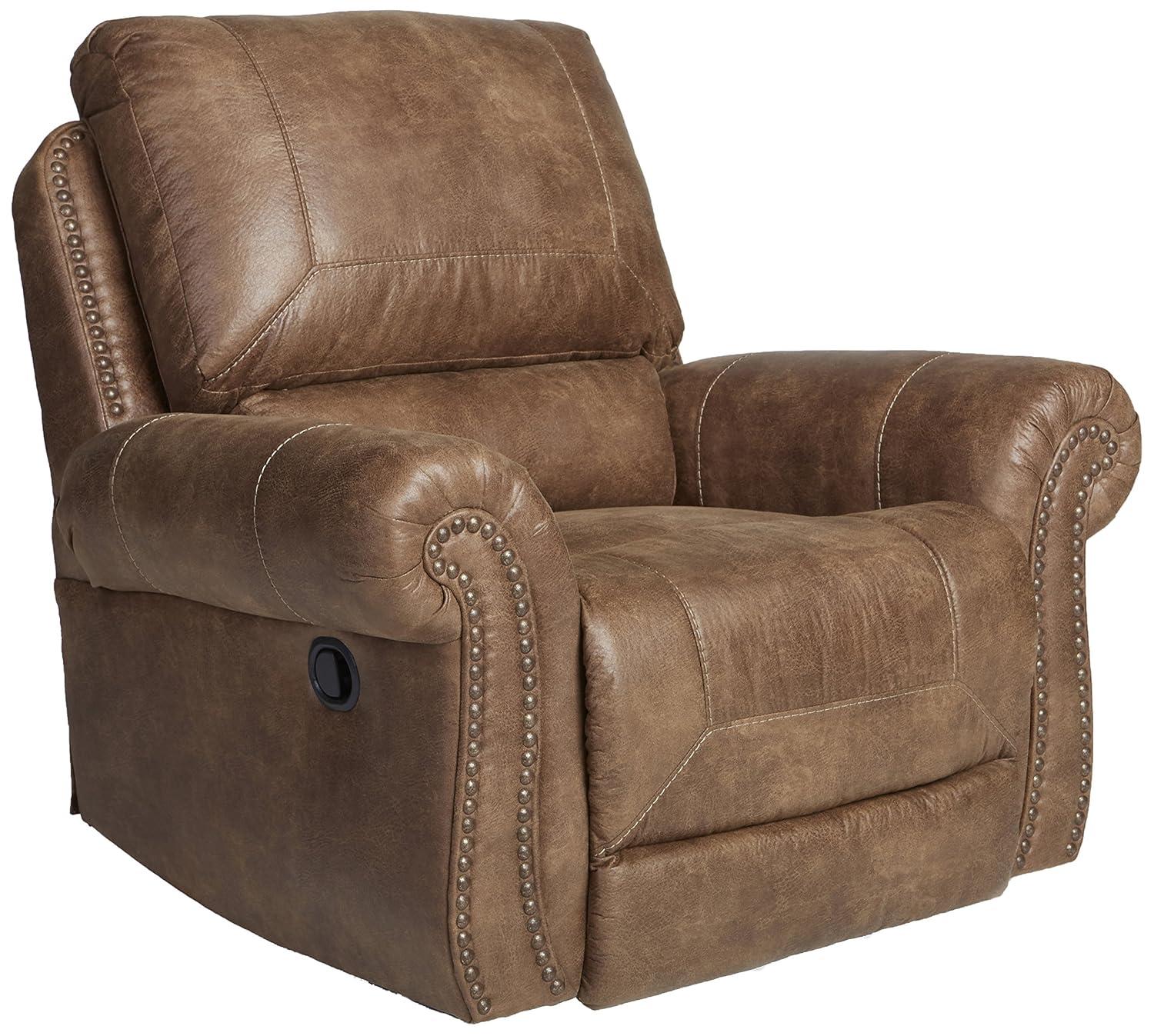 Larkinhurst Rocker Power Recliner Earth: Oversized Chair, Gentle Motion - Signature Design by Ashley