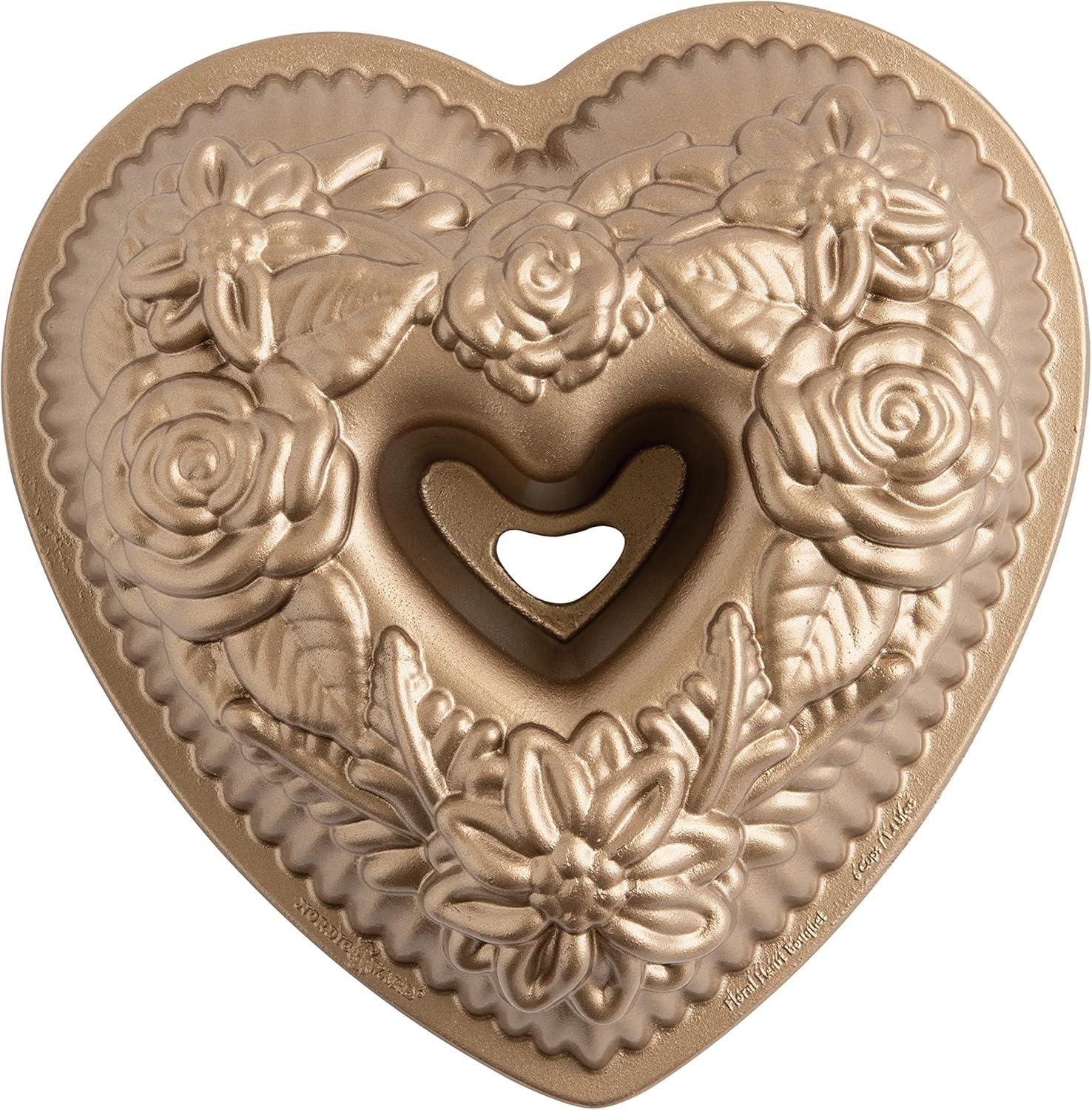 Nordic Ware Floral Heart Bundt® Pan