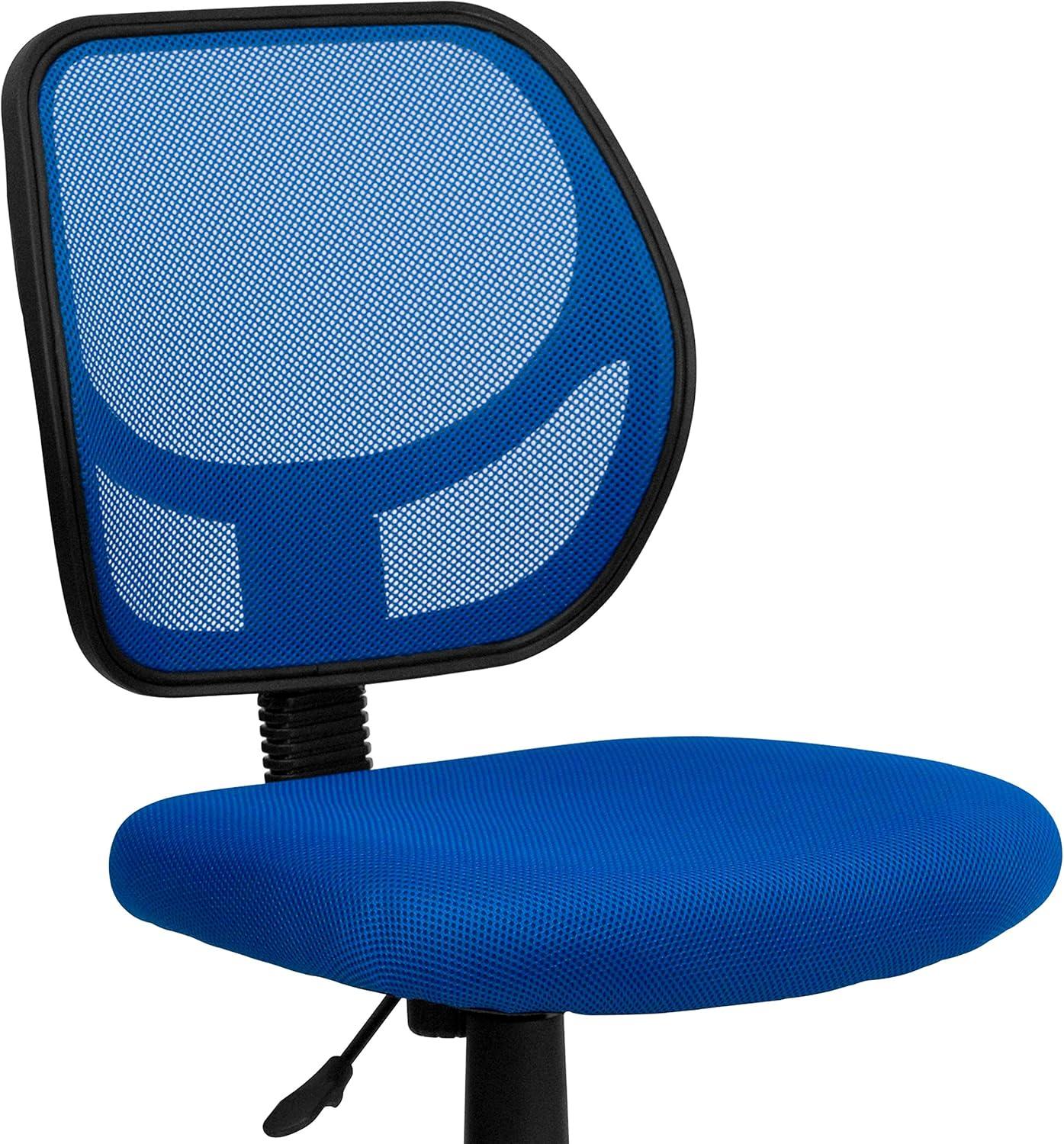 Flash Furniture Low Back Mesh Swivel Task Office Chair with Curved Square Back