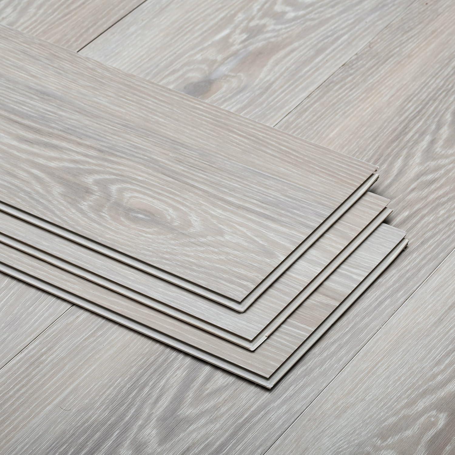 MaxCore Ultra 28mil x 7.3" W x 48" L Click Lock Luxury Vinyl Plank Flooring