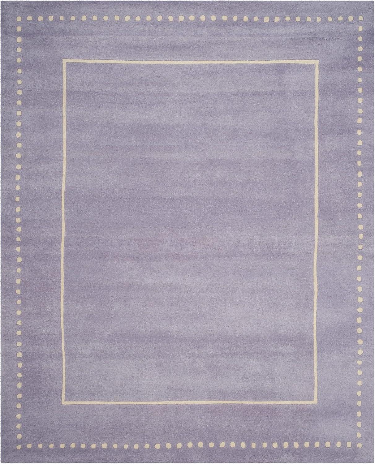 Bella BEL151 Hand Tufted Area Rug - Lavander/Ivory - 8'x10' - Safavieh.
