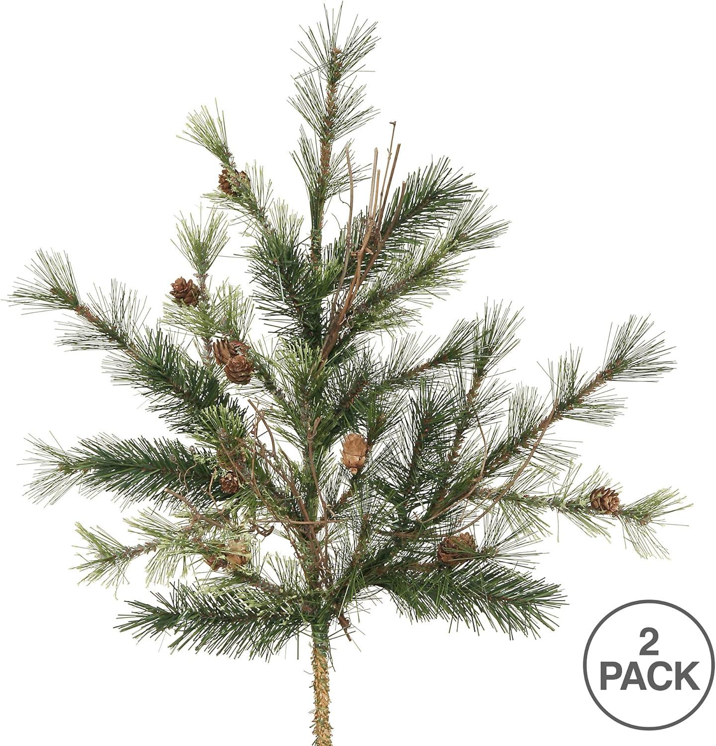 Vickerman Artificial Mixed Country Pine Spray 24'' Faux Pine Plant