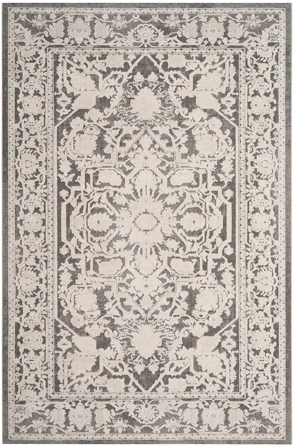 Reflection RFT665 Power Loomed Indoor Accent Rug - Dark Grey/Cream - 3'x5' - Safavieh.