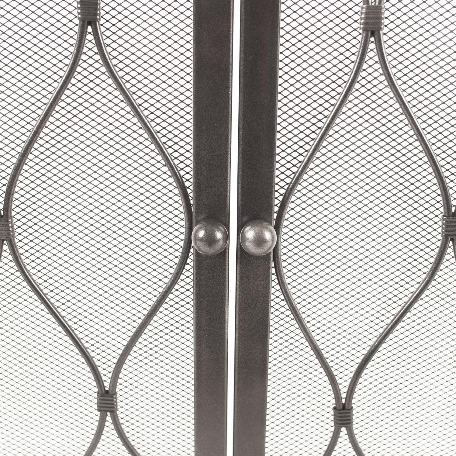 Pleasant Hearth FA628S Stonewall Steel Fireplace Screen