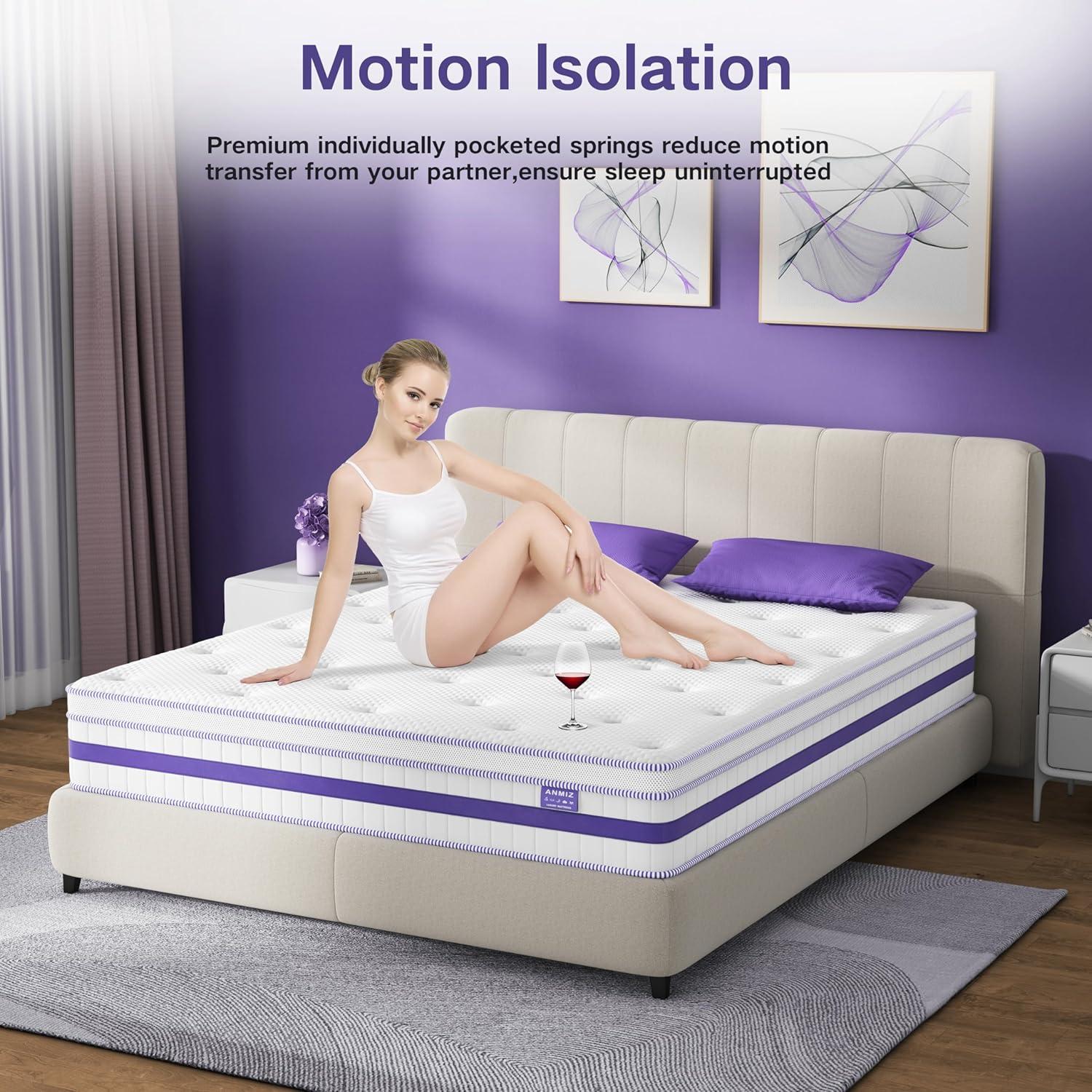 ANMIZ 14'' Medium Memory Foam Mattress in a Box