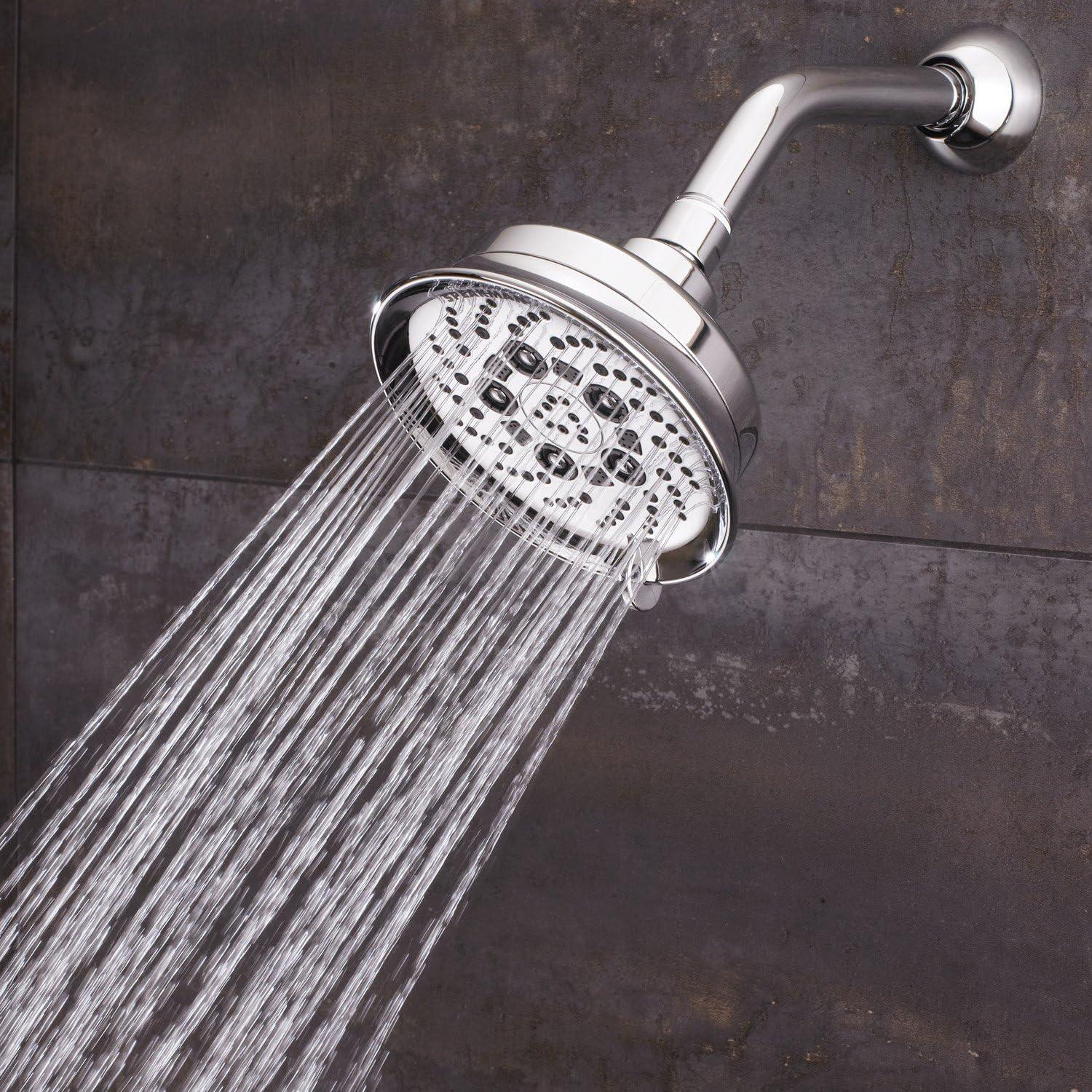 Assana 2.5 GPM (9.5 L/min) Adjustable Shower Head with Anysteam Technology