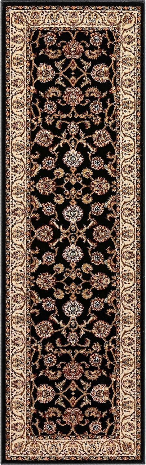 Noble Sarouk Red Persian Floral Oriental Formal Traditional Rug 3x10 ( 2'7" x 9'6" Runner ) Modern Contemporary Transitional Soft Rug