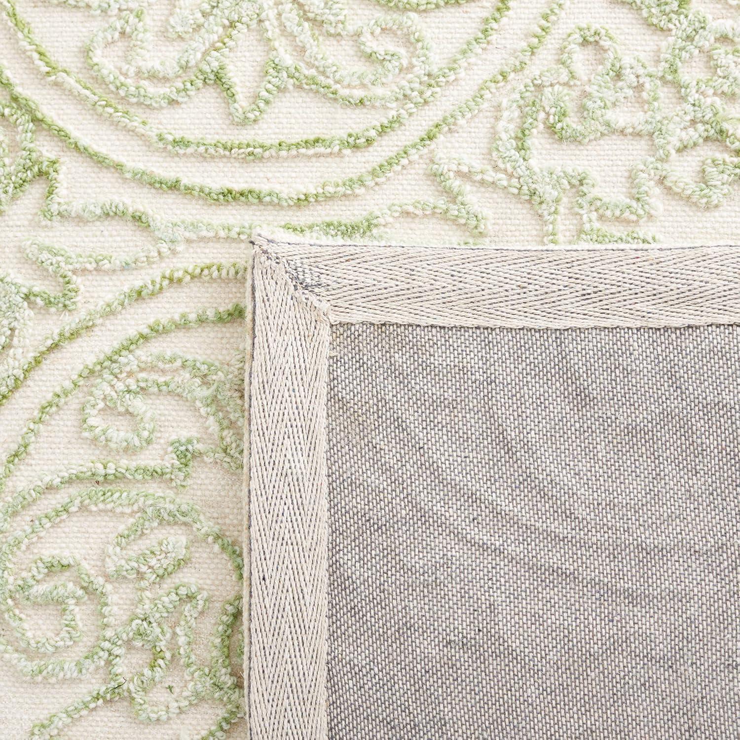 Martha Stewart Rugs Msr Trace Martha Stewart Hand Tufted Wool And Cotton With Latex Damask Rug