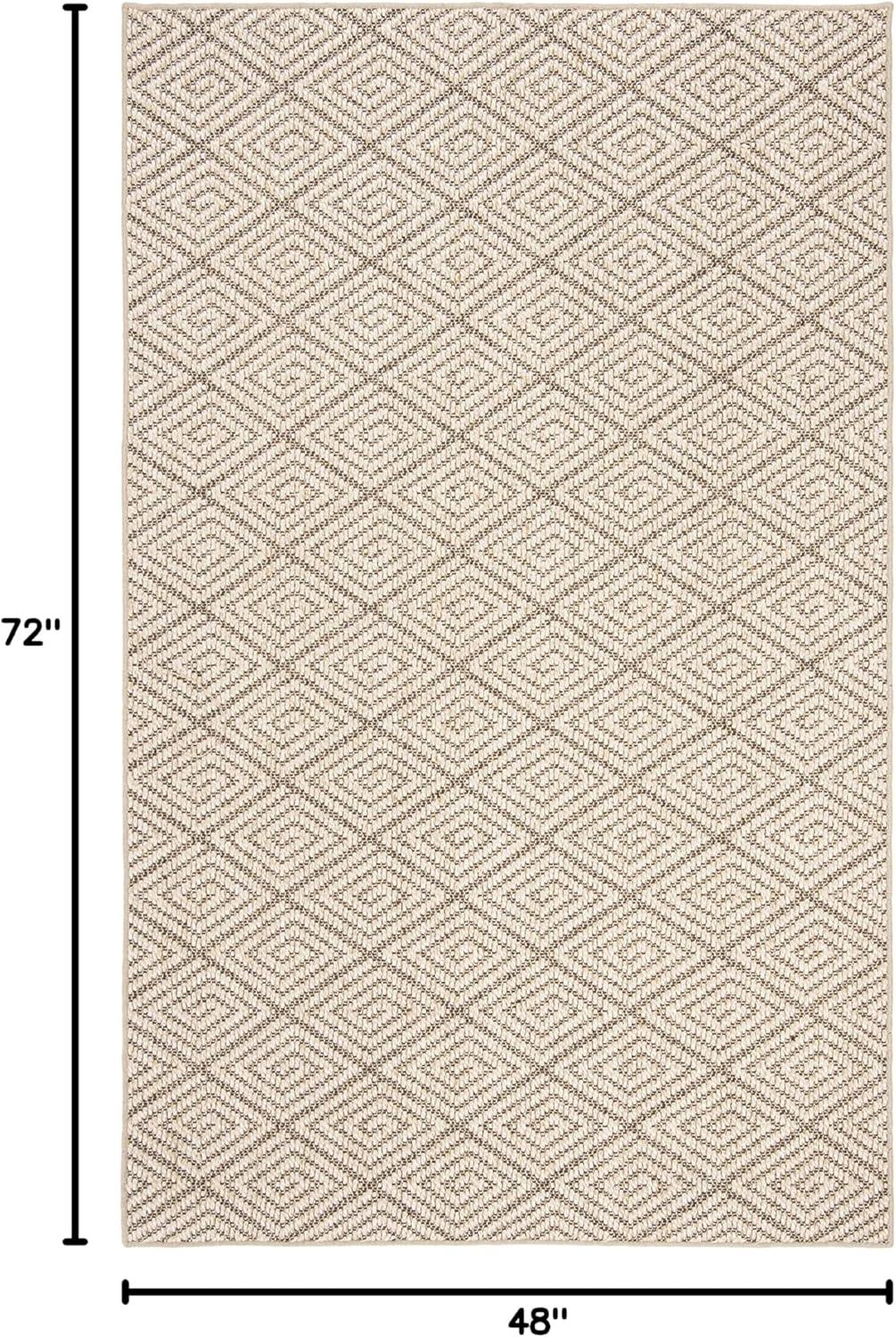 SAFAVIEH Palm Beach Collection PAB360B Beige/Brown Rug