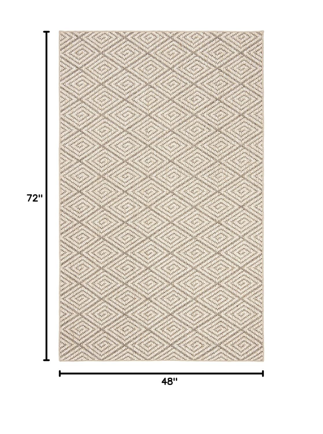 SAFAVIEH Palm Beach Collection PAB360B Beige/Brown Rug