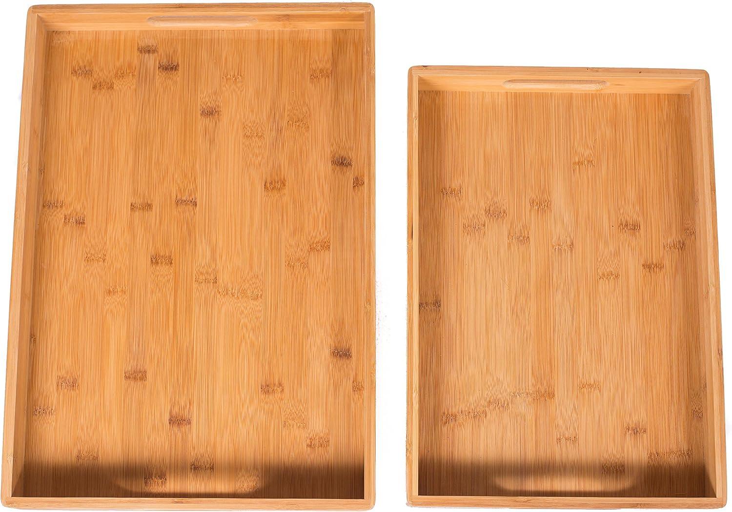 Bamboo Tray - Set of 2