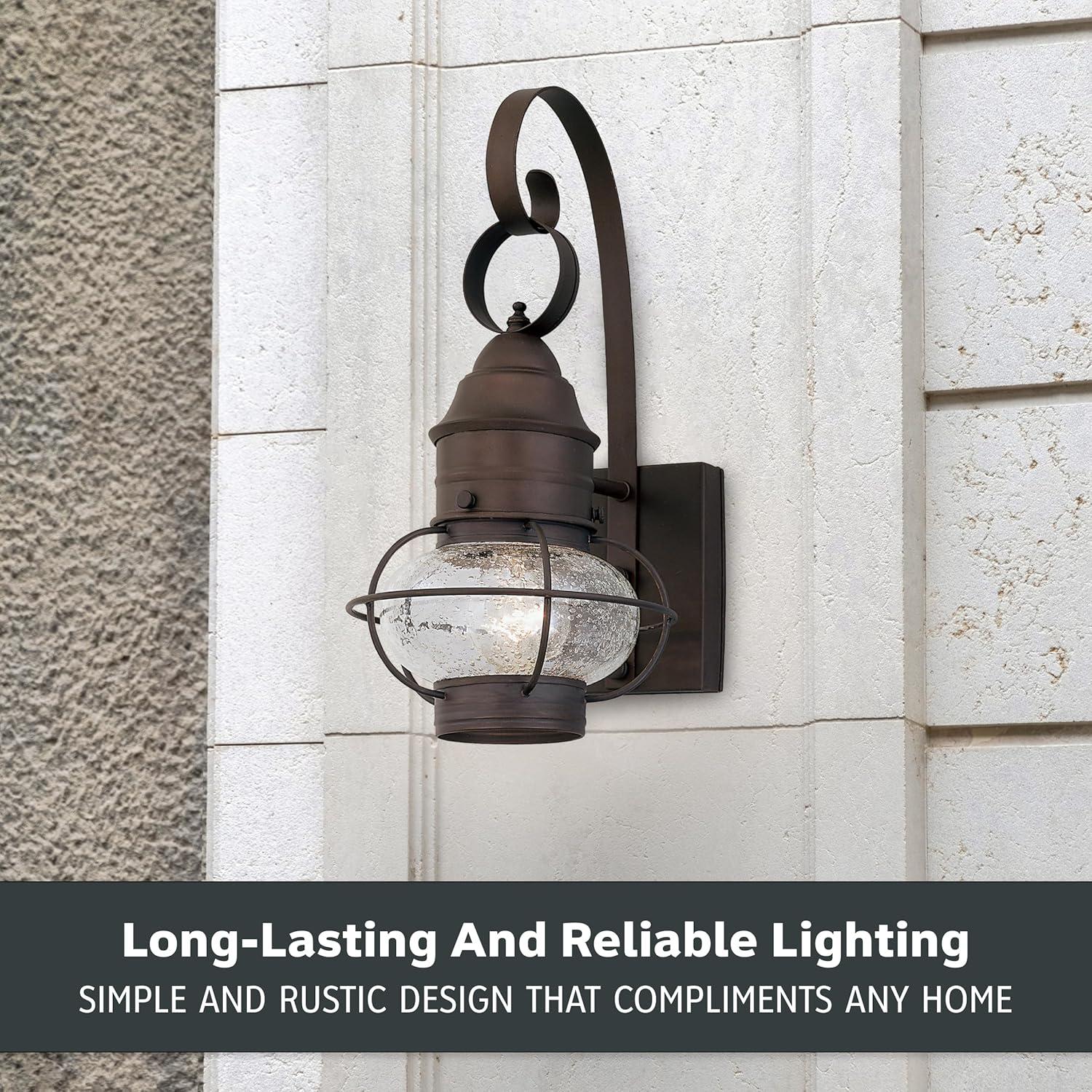 1761-RT-Designers Fountain-Nantucket - One Light Outdoor Onion Wall Lantern