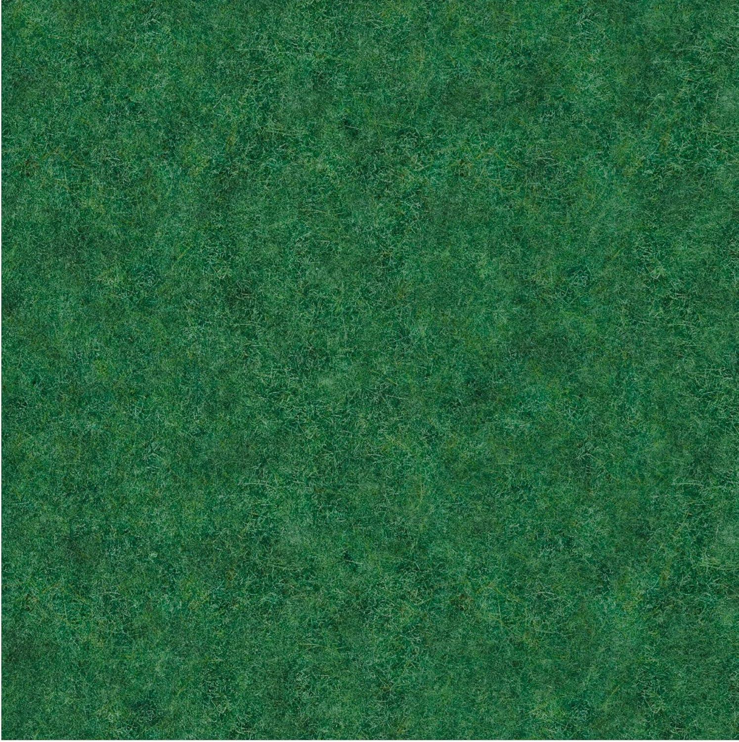 Green Synthetic Non-Slip Indoor/Outdoor Runner Rug