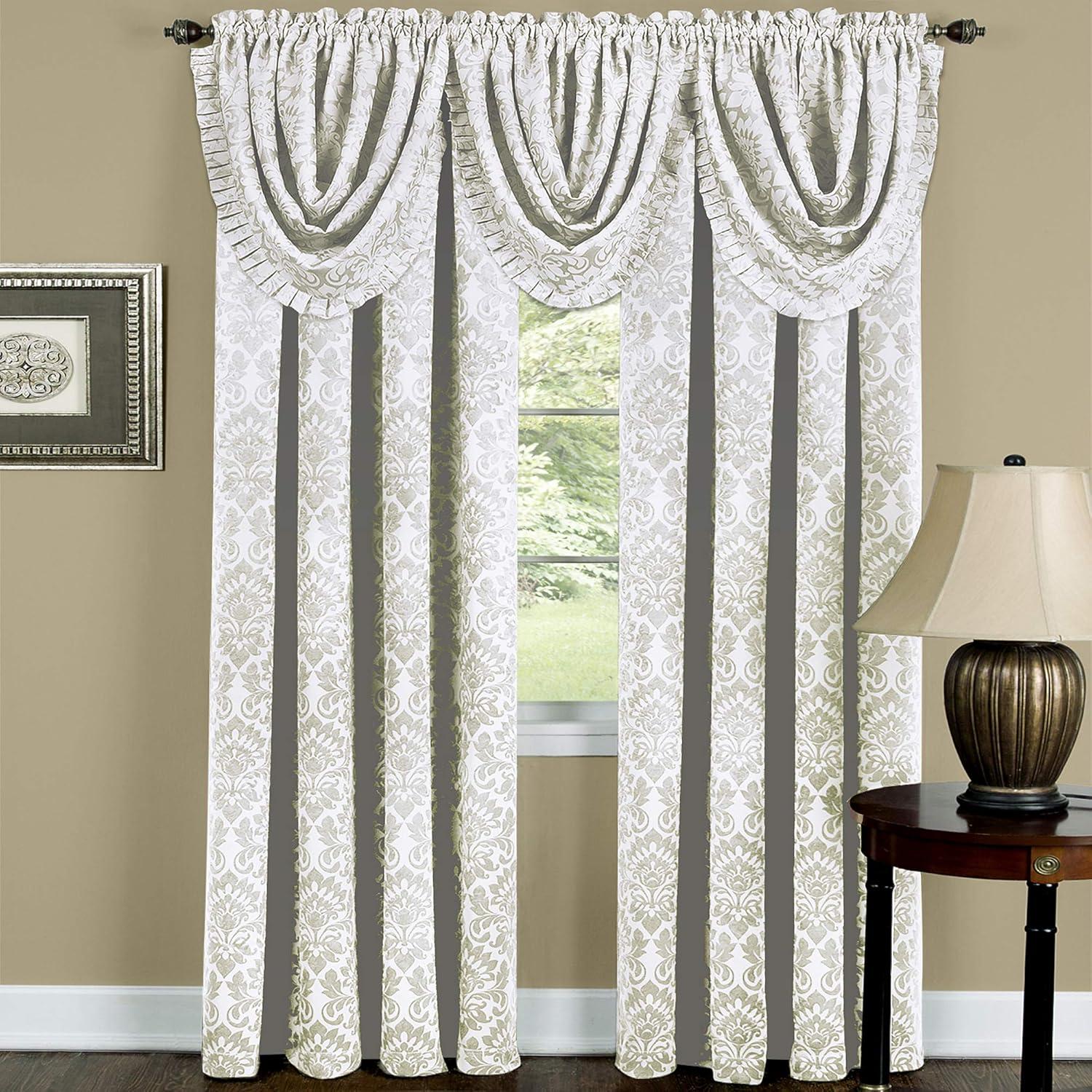 Achim Sutton Window Curtain Panel 52x84 - Ivory