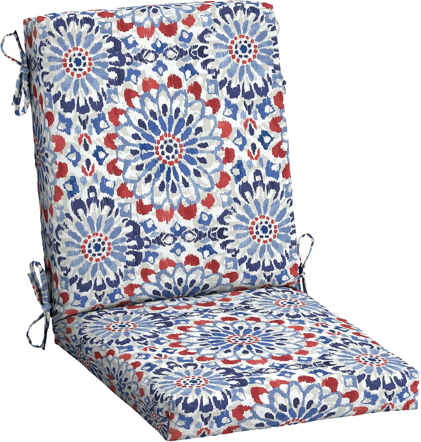 Arden 44"x20" Outdoor High Back Dining Chair Cushion