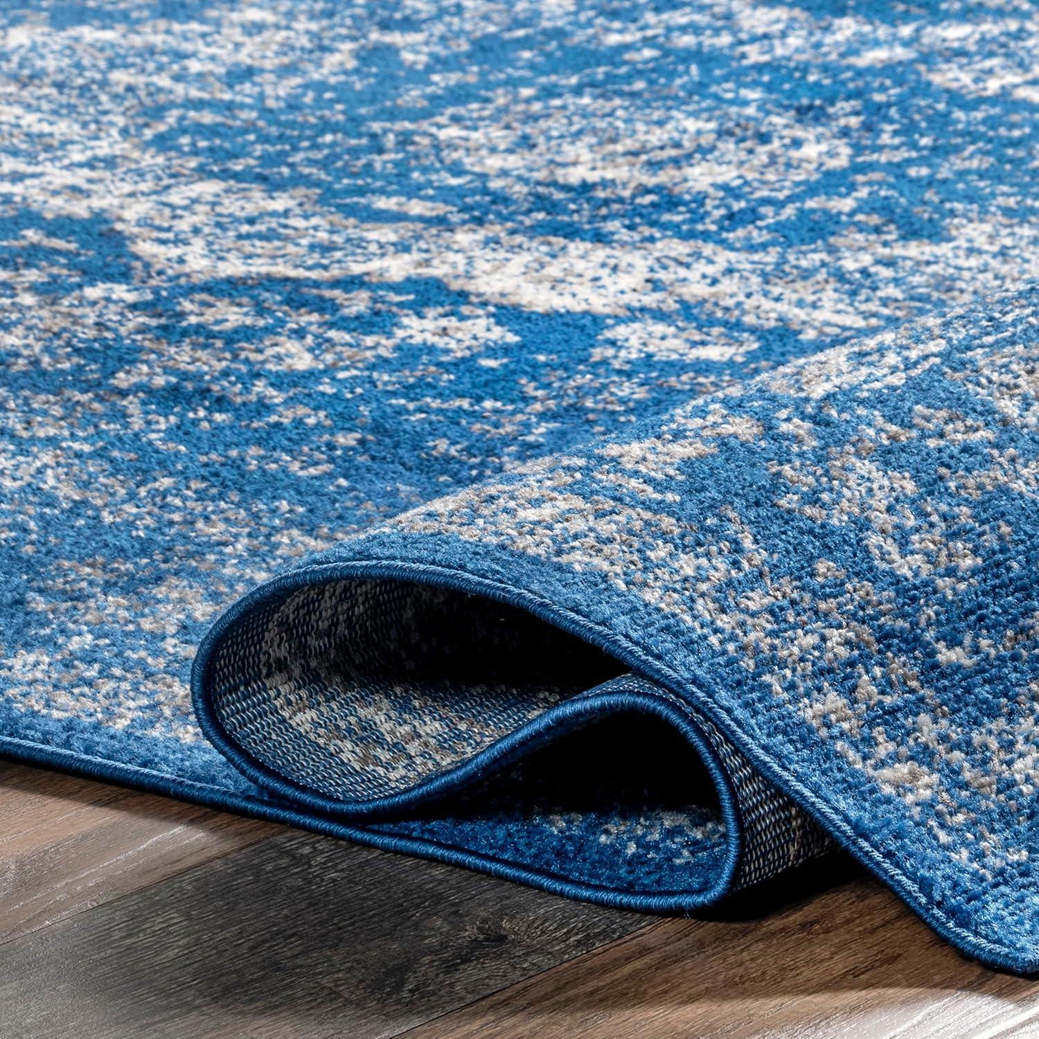 Nuloom Verona Vintage Persian Indoor Area Rug, Runner 2' 6" x 6', Dark Blue
