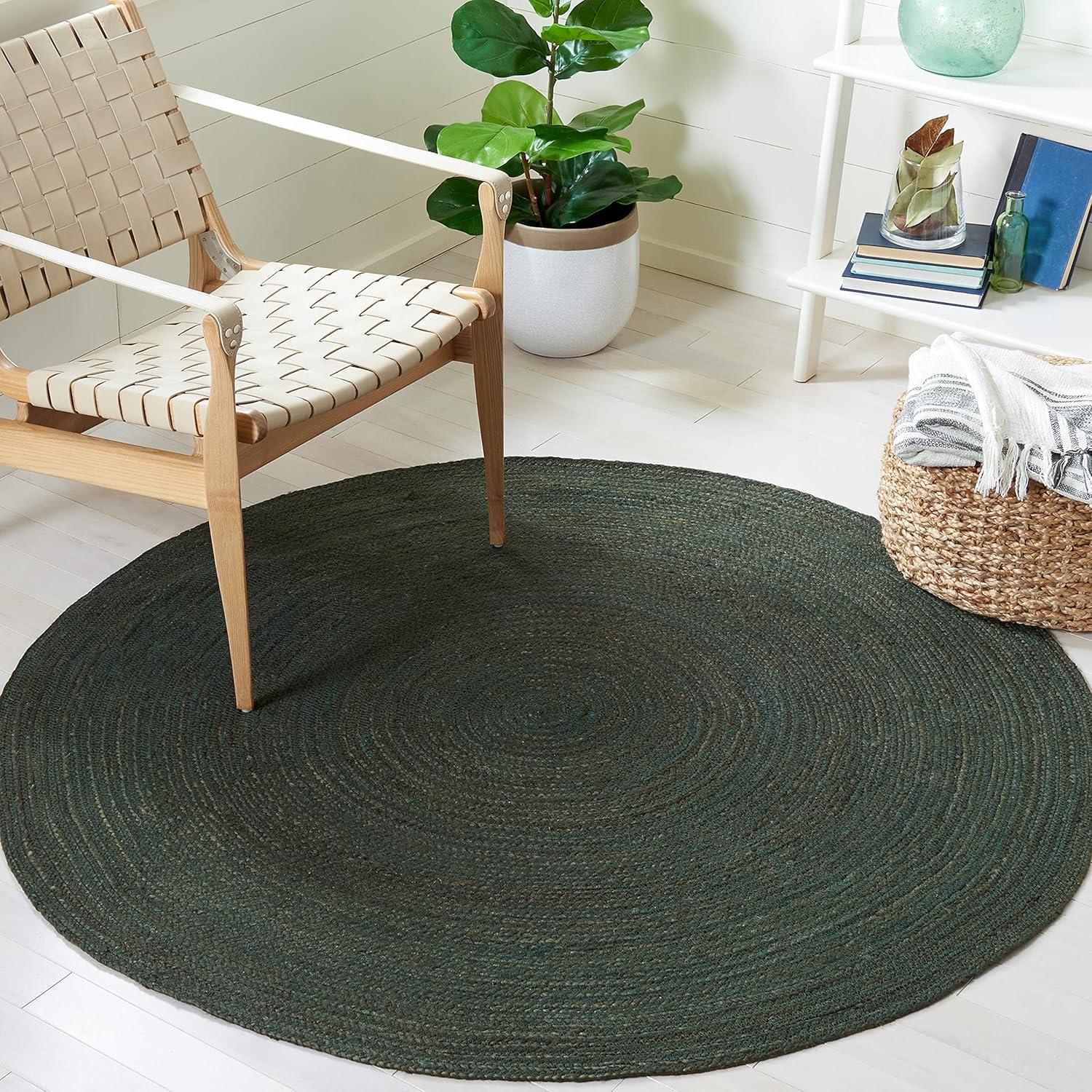 August Grove® Lupica Natural Fiber Hand Woven Jute Solid Color Rug | Wayfair