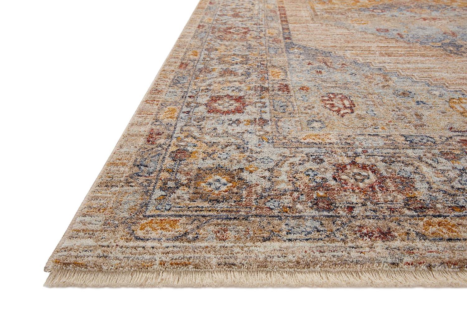 Loloi II Sorrento Multi / Sunset 7'-10" x 7'-10" Round Area Rug