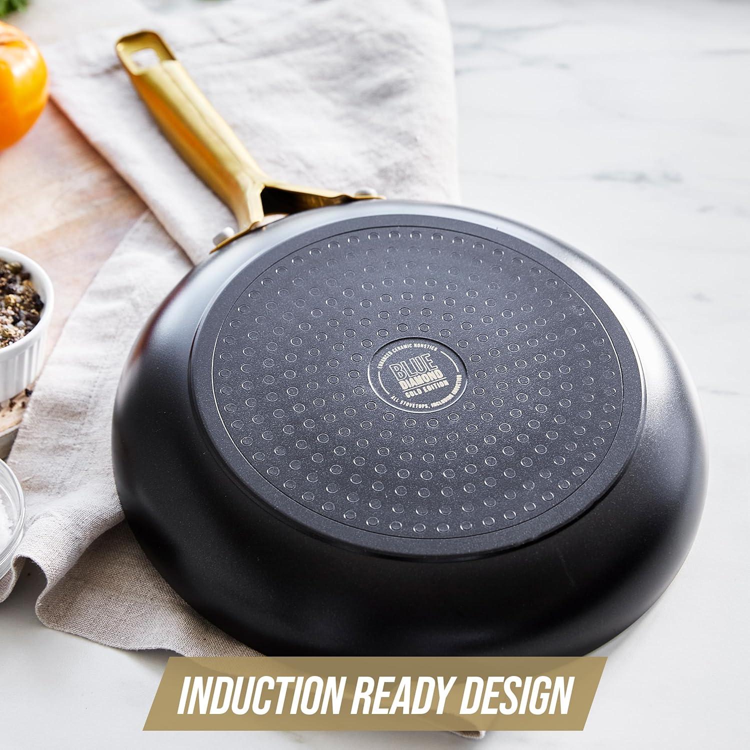 Blue Diamond Blue Diamond Gold Edition Nonstick Fry Pan