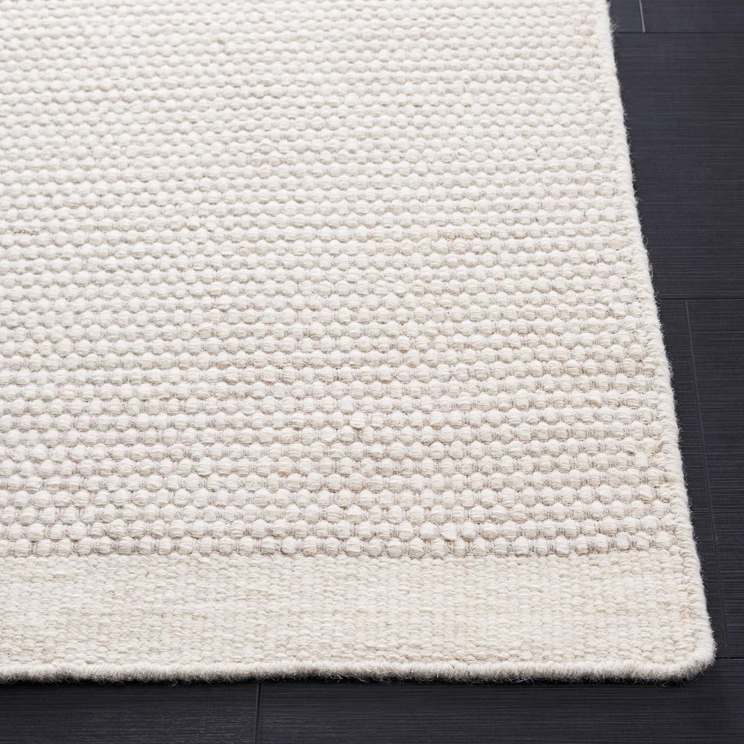 Vermont VRM807 Hand Woven Indoor Area Rug - Ivory - 6'x9' - Safavieh
