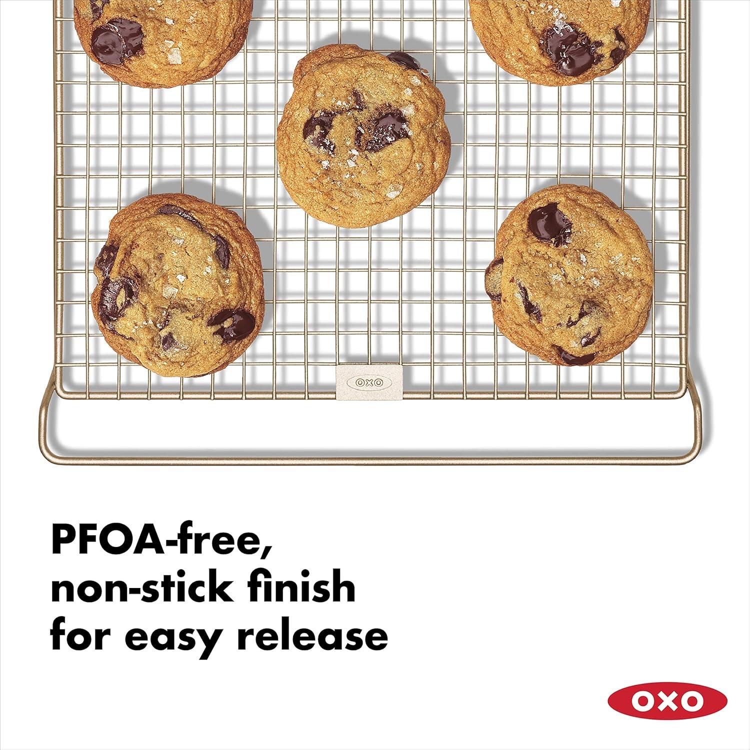 Rectangular Non-Stick Metal Cooling and Baking Rack