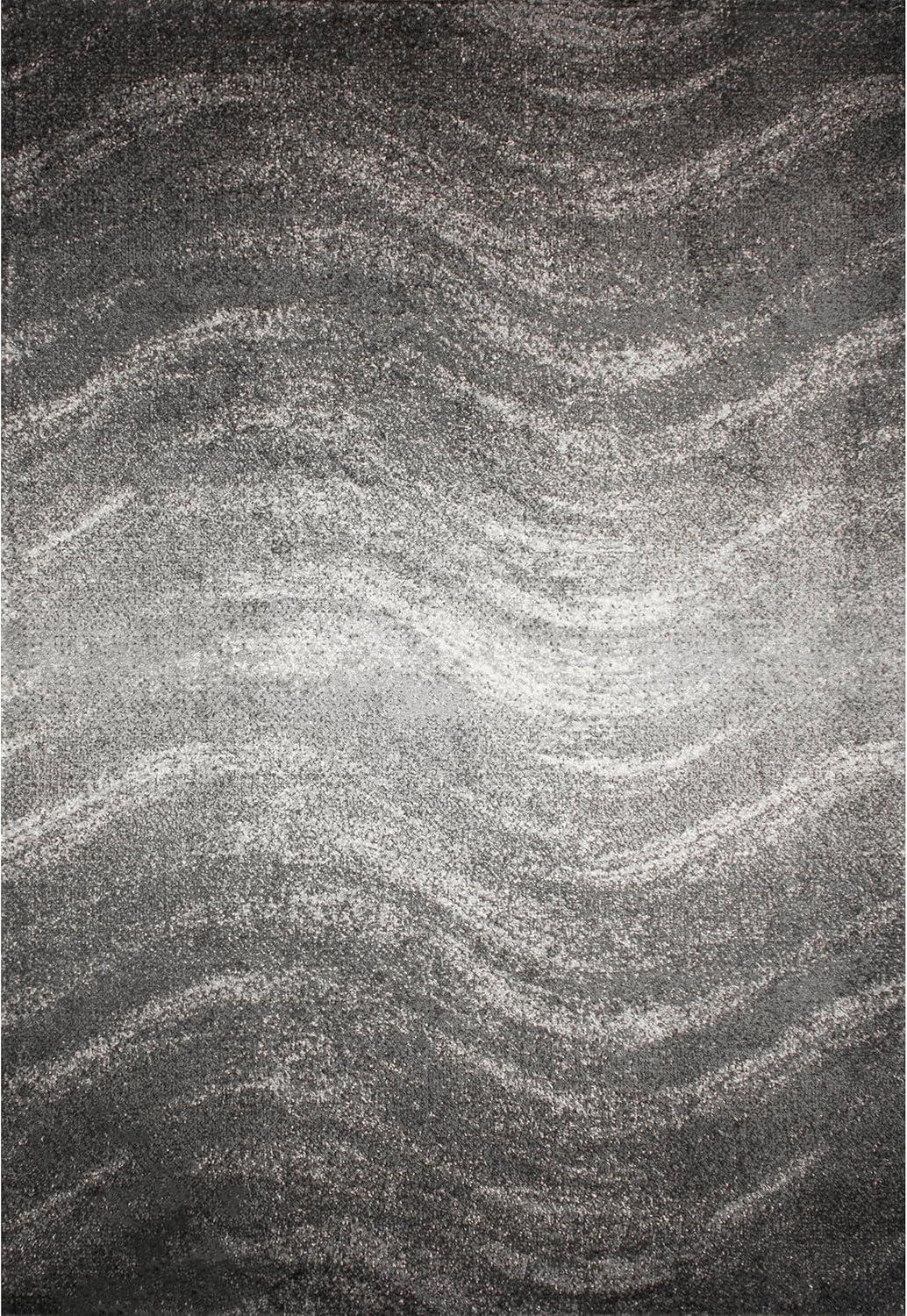 nuLOOM Julene Contemporary Area Rug, 6' 7" x 9', Gray