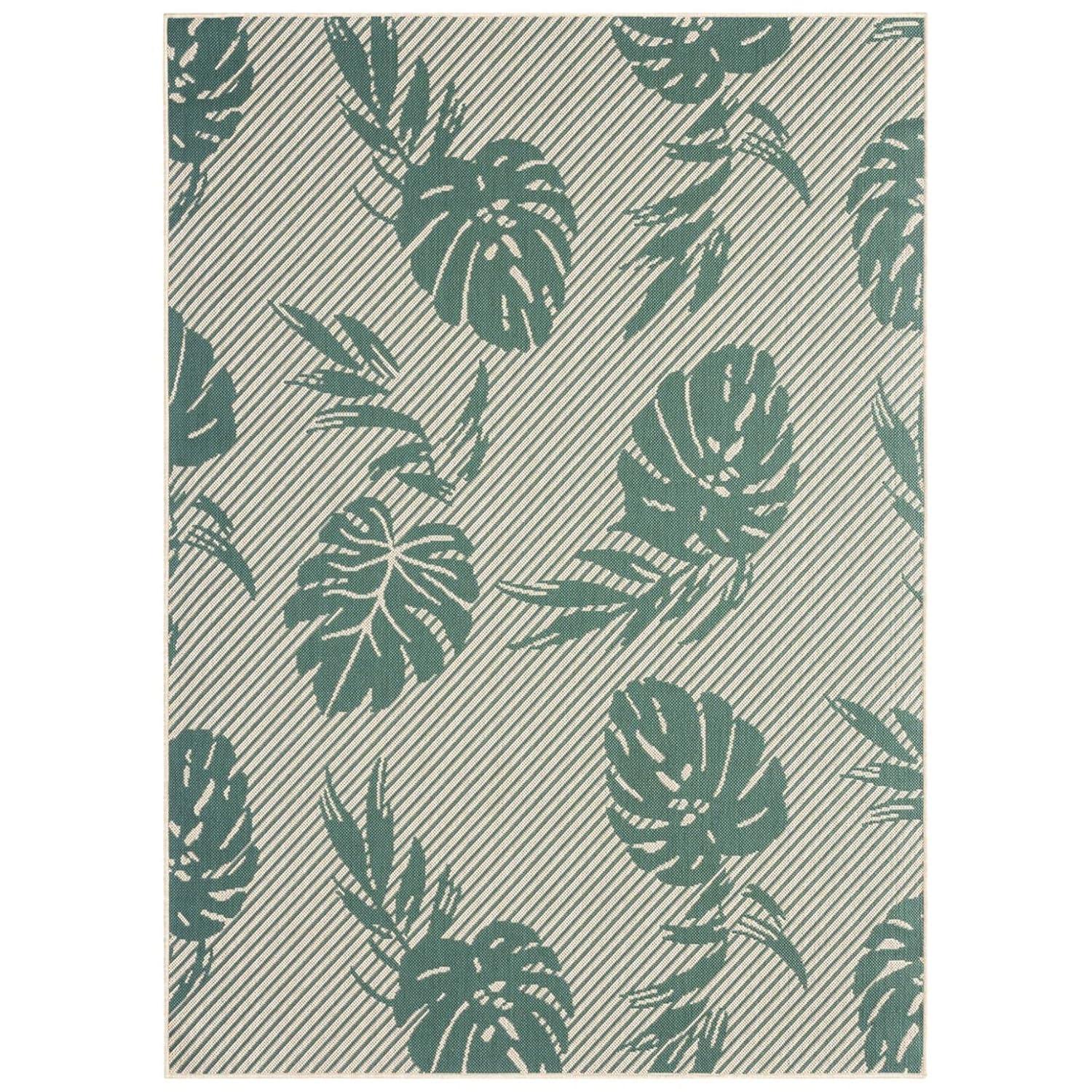 Tommy Bahama Palm Coastal Indoor/Outdoor Area Rug, Beige/Green