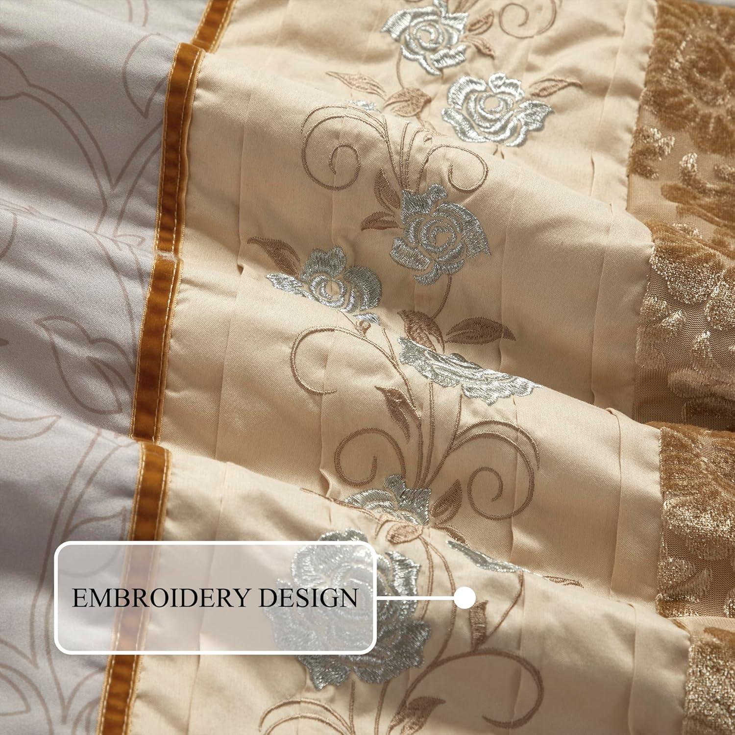 Nanshing America, Inc Riley 7 Piece Glam Comforter Set