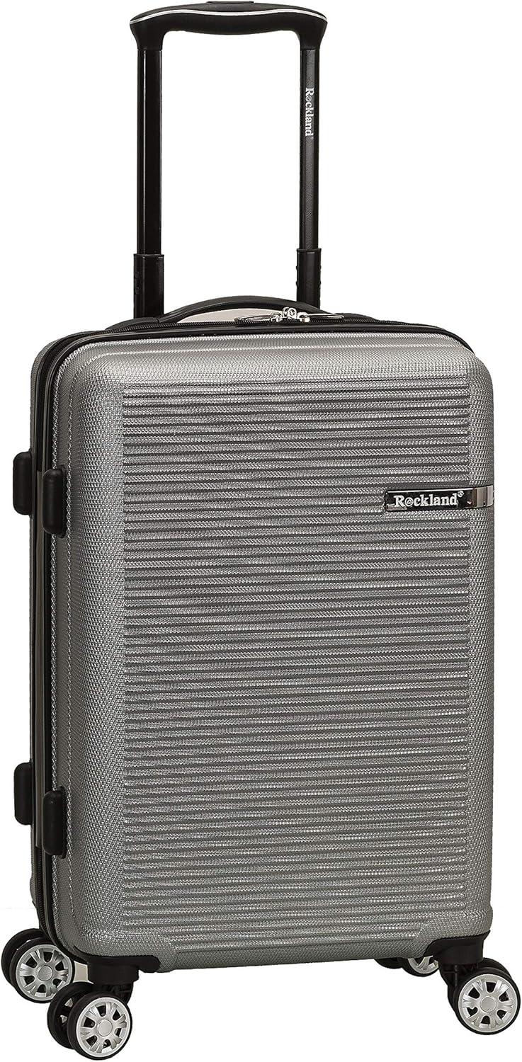 Rockland Luggage Skyline 3 Piece Hardside ABS Non-Expandable Luggage Set, F240