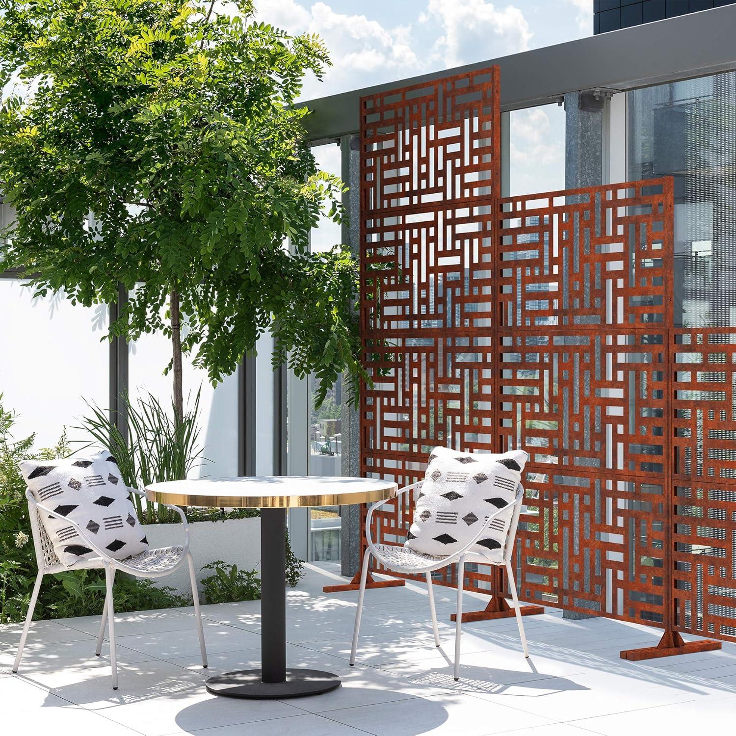 Privacy Screens - Corten Steel