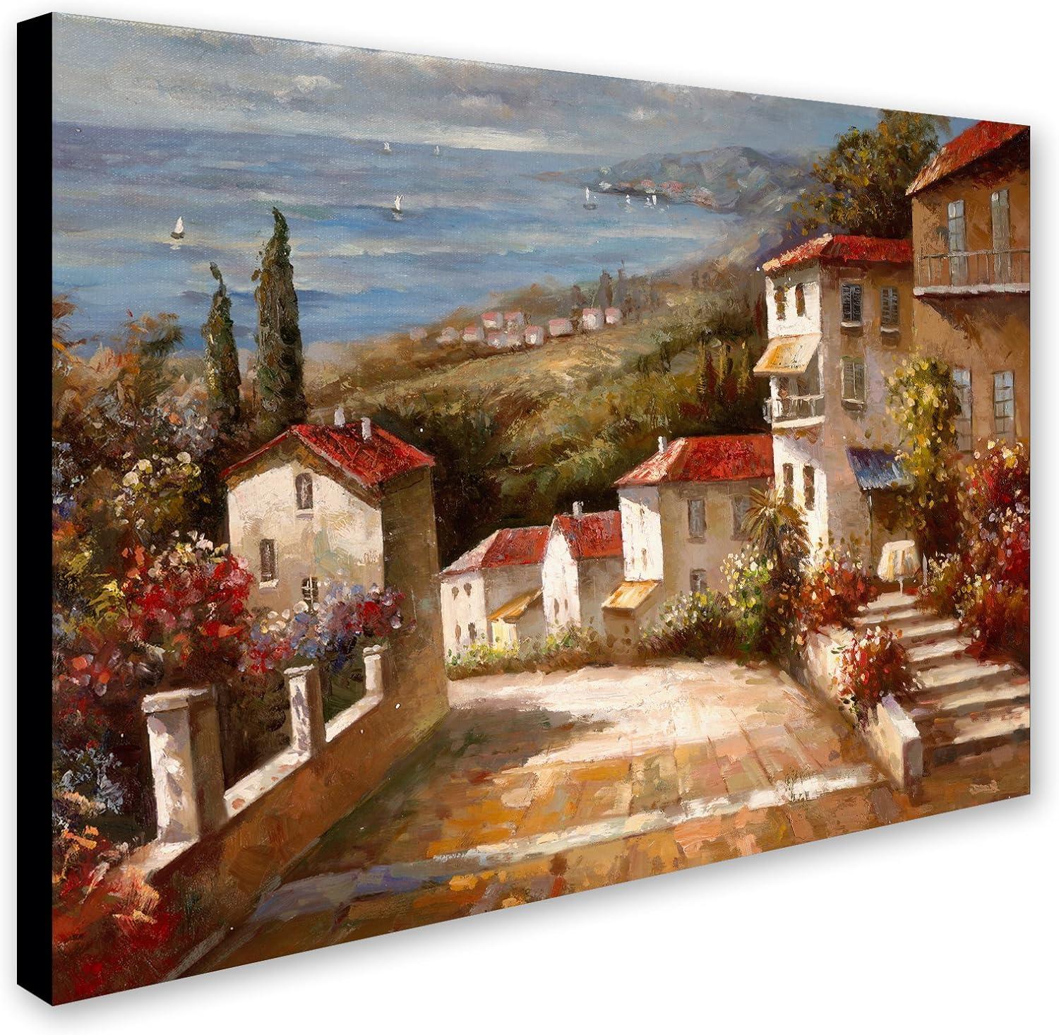 " Home In Tuscany " by Joval Painting Print