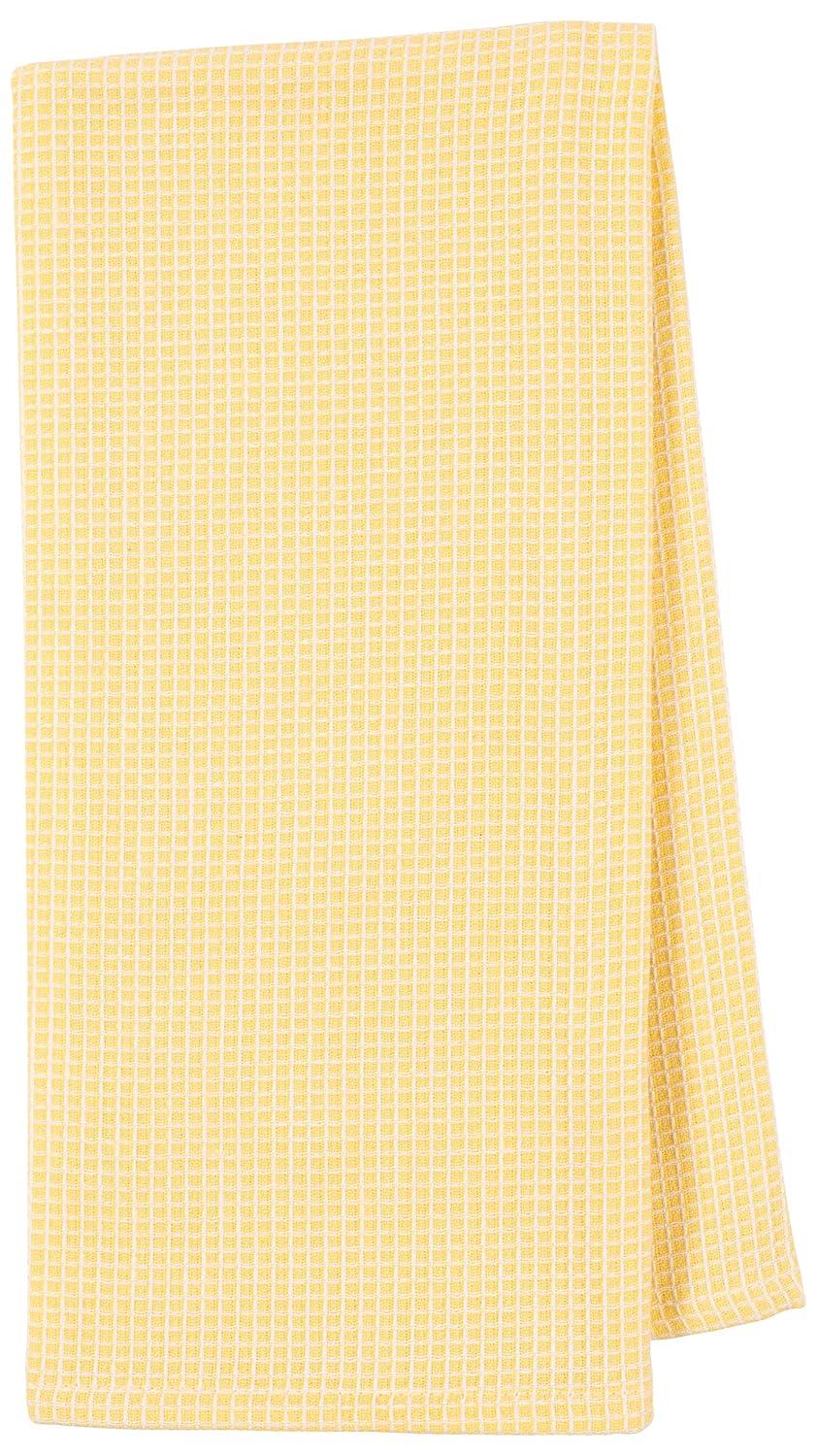 KAF Home Madison Set of 4 Absorbent, Durable and Soft Kitchen Towels | 18" x 28"  - Sunshine