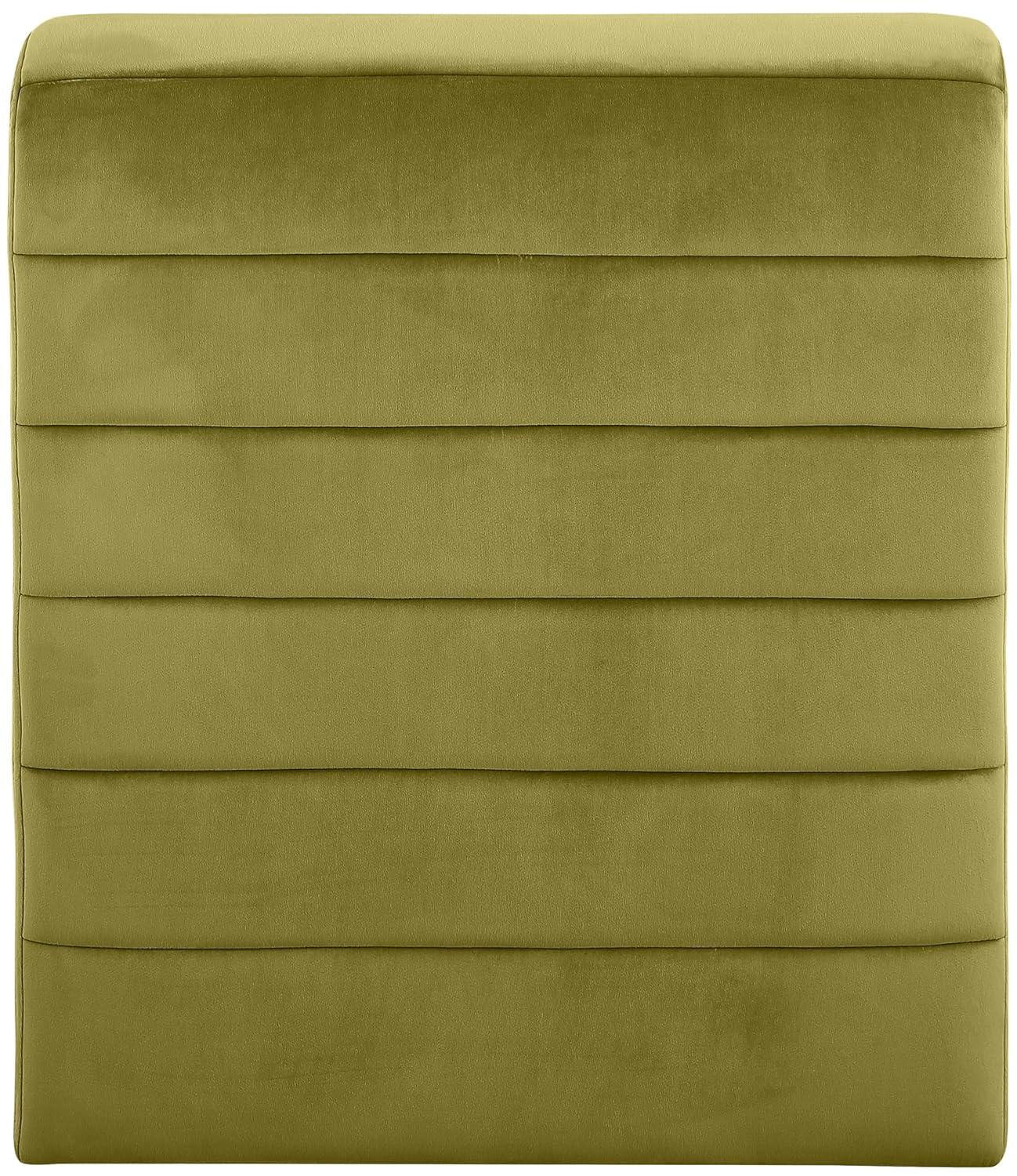 Meridian Furniture Ivy Olive Velvet Accent Chair
