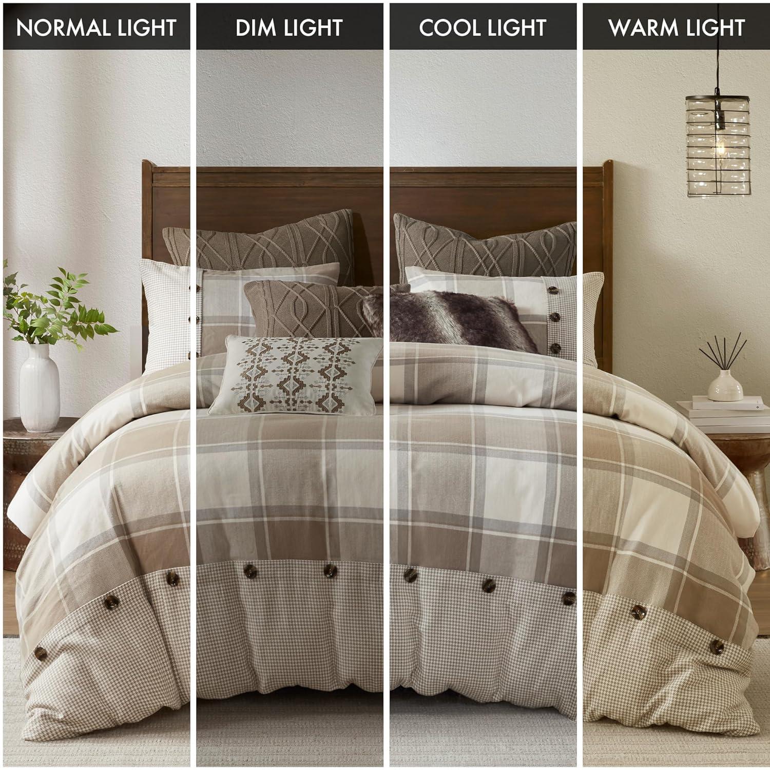 Madison Park Signature Shades of Grey Textured Comforter Set