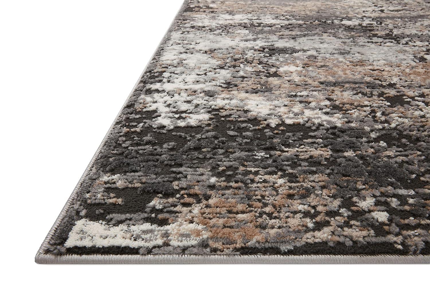 Loloi II Estelle Collection EST-02 Charcoal / Grey Oriental Area Rug 7'-10" x 10'-2"