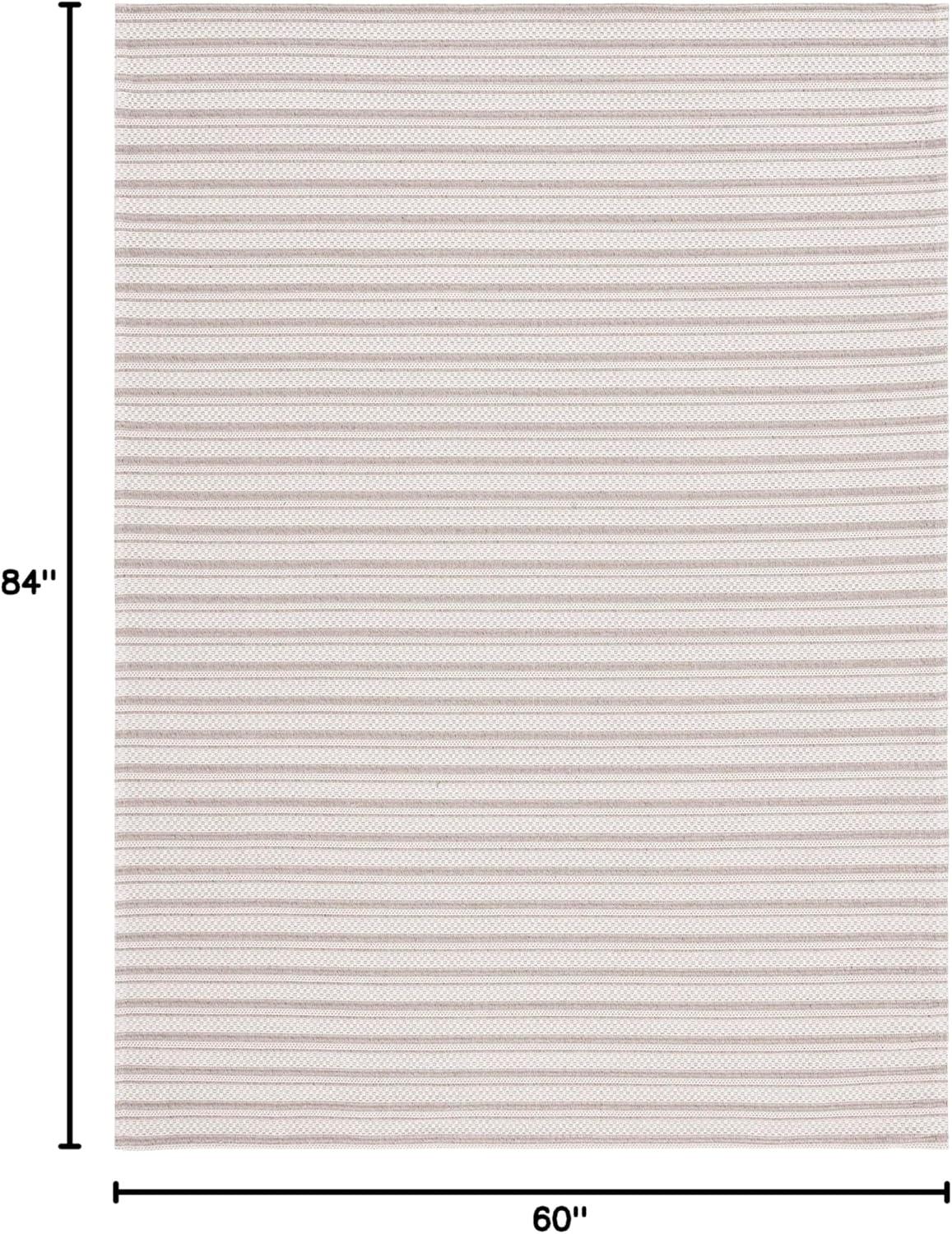 Martha Stewart THA STEWART COT Cotton Striped Rug