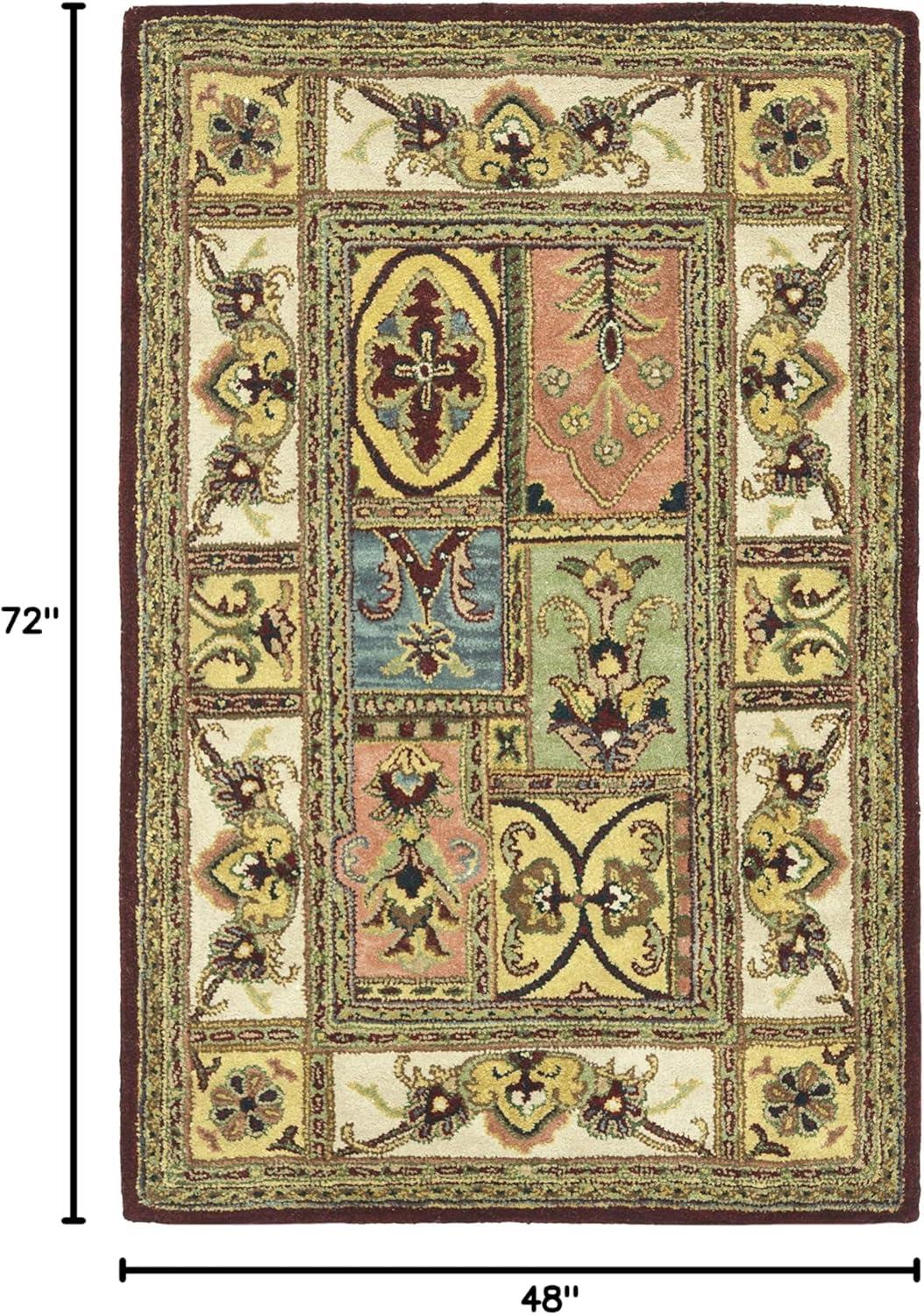 Classic CL386 Hand Tufted Indoor Area Rug - Assorted - 4'x6' - Safavieh