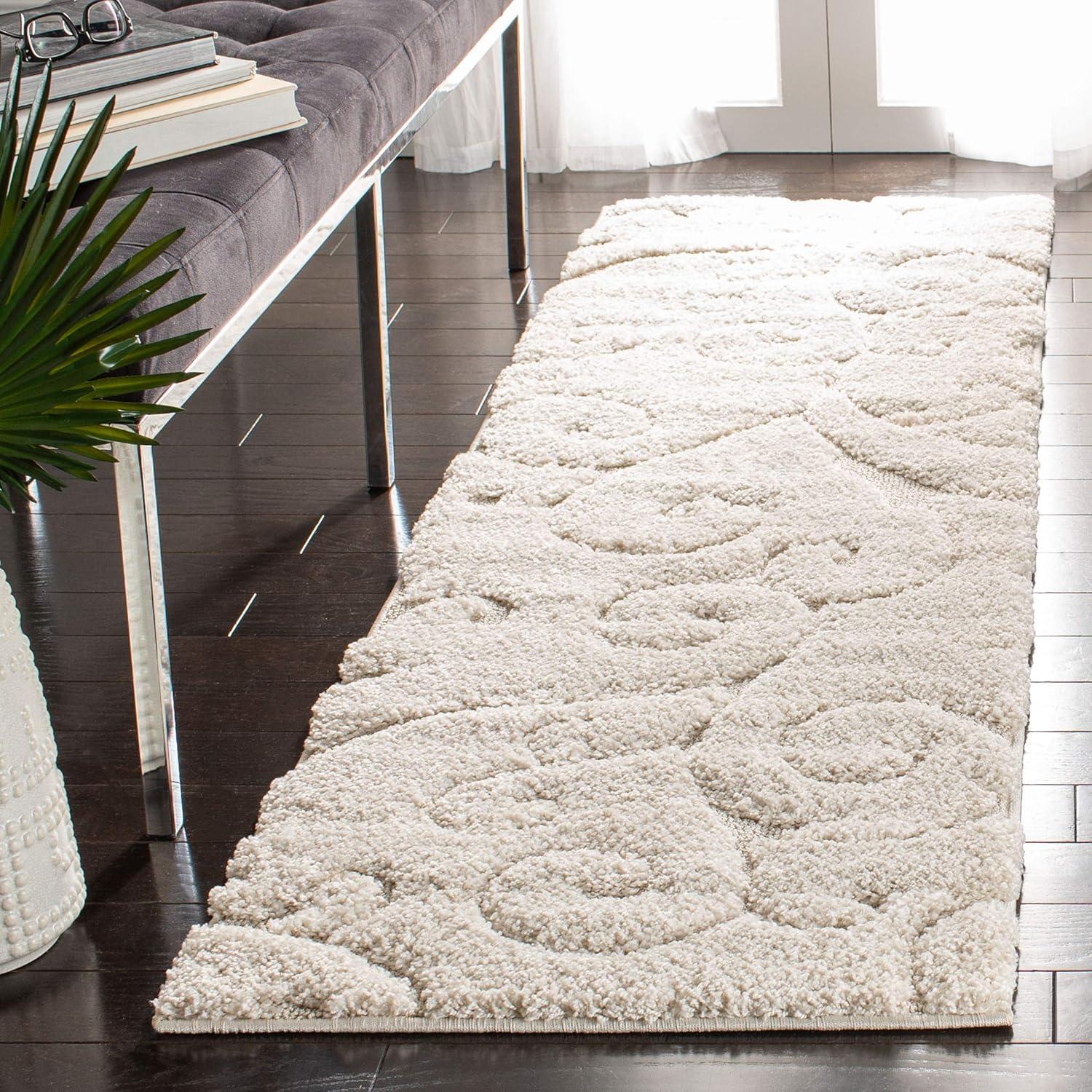 Florida Shag SG455 Power Loomed Area Rug  - Safavieh