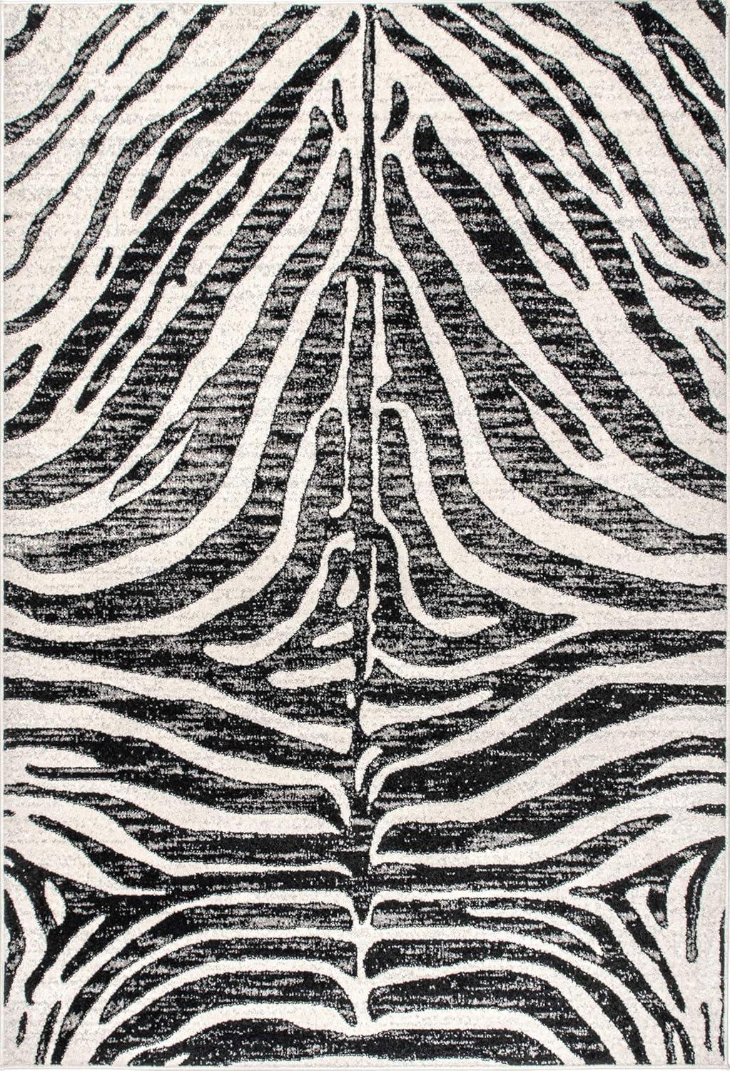 Nuloom Royal Zebra Stripes Indoor Area Rug