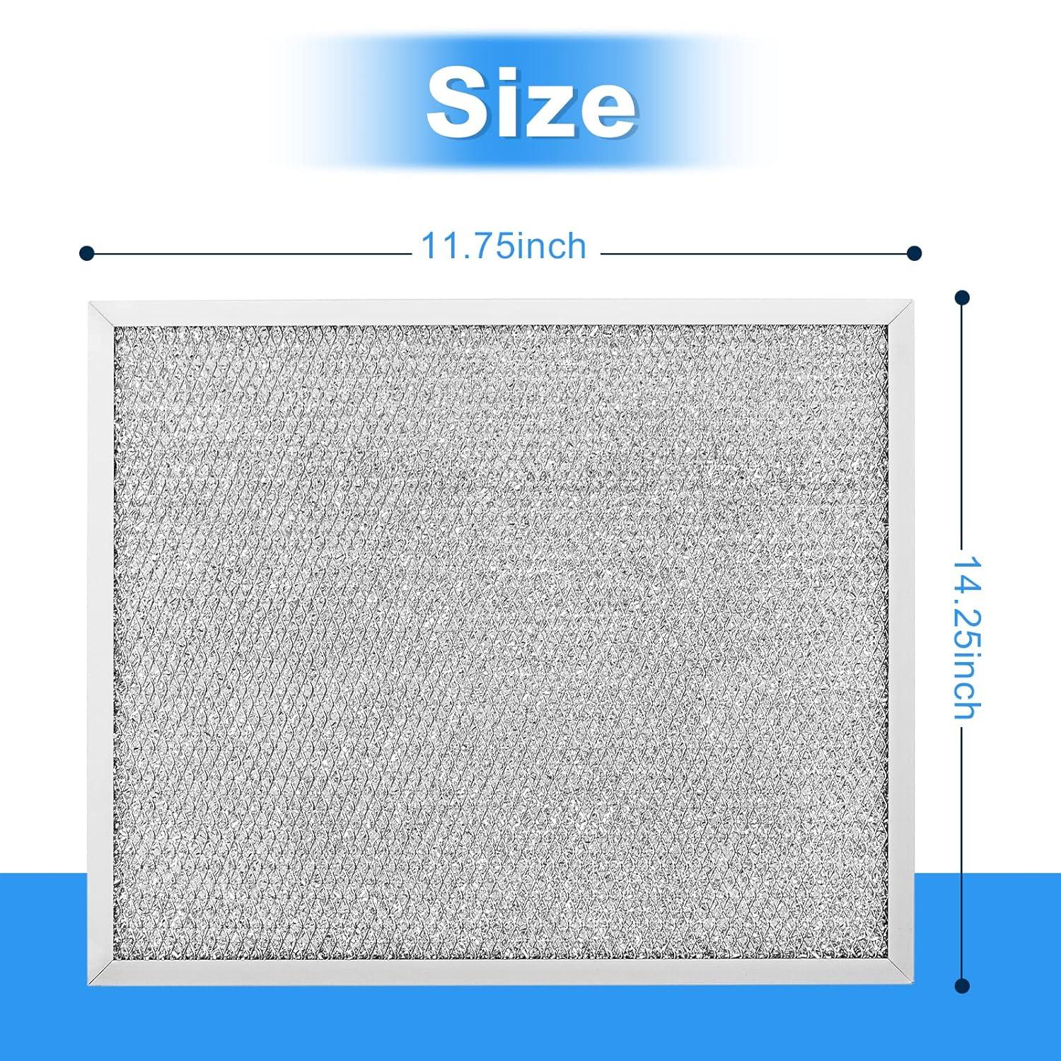 AMI PARTS Broan Range Hood Filter BPS1FA30 Aluminum Grease Filter Compatible with Broan Range Hood-11-3/4" X 14-1/4" X 3/8"(3pcs)