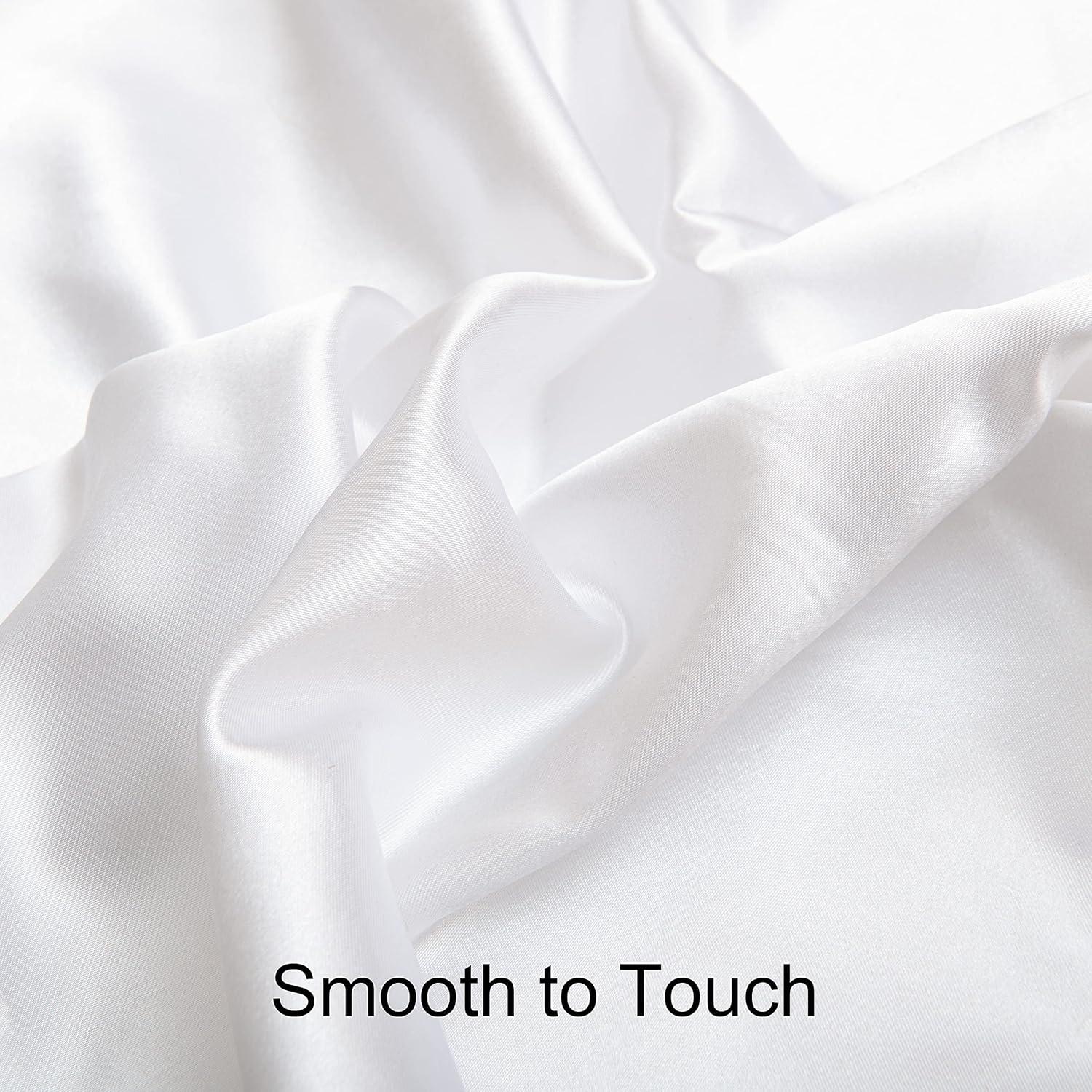 Brushed Microfiber Fitted Crib Sheet, Super Soft and Cozy Crib Sheet for Boys, Girls, 28x52 Inches, White - NTBAY