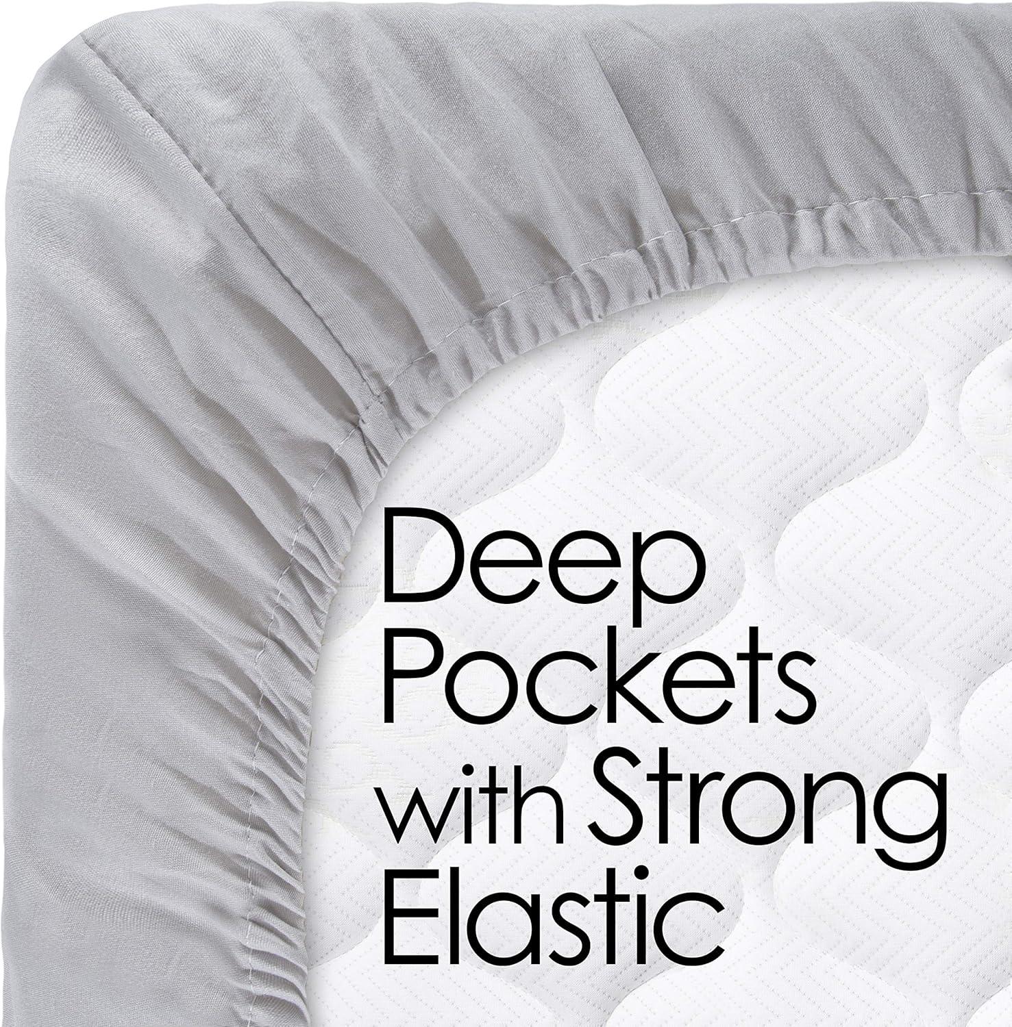 Lavish Home Series 1200 Brushed Microfiber Sheet Set - Wrinkle, Stain & Fade Resistant Bed Linens & Pillowcases