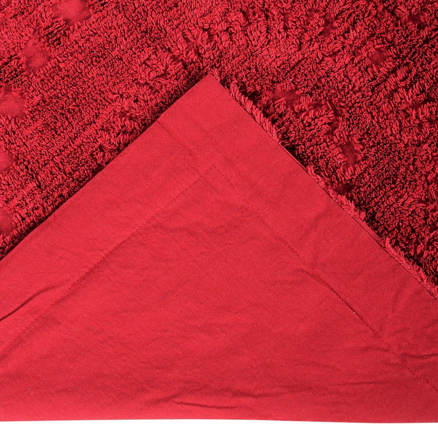 Better Trends Rio 100% Cotton Tufted Pillow Sham with Medallion Pattern Machine Washable Pillow Cover for All Season