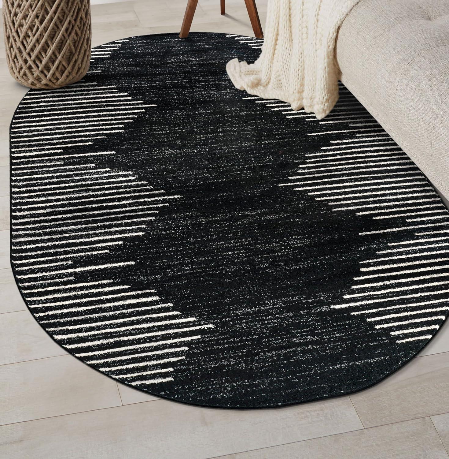 World Rug Gallery Bohemian Stripe Area Rug