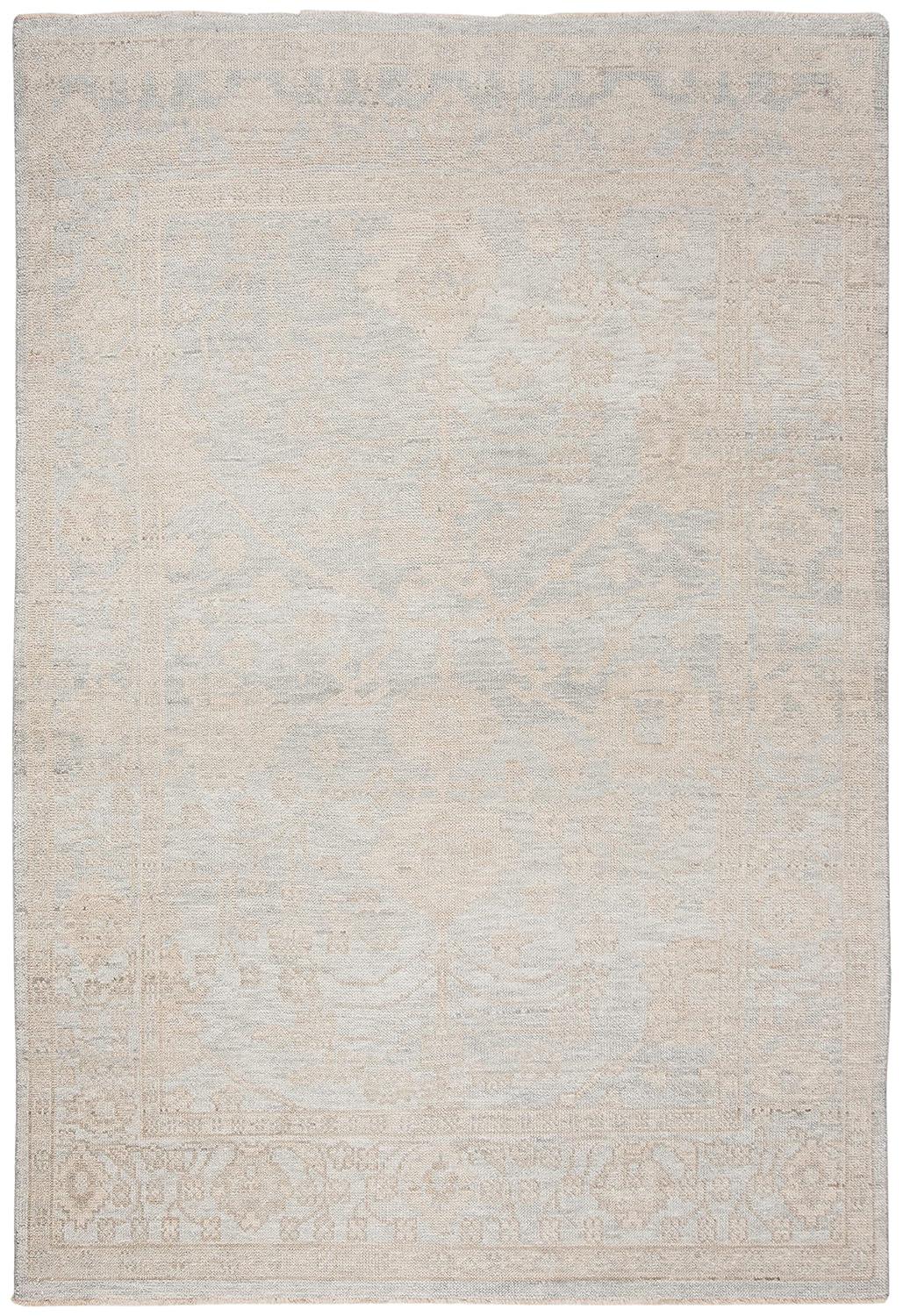 Izmir IZM134 Hand Knotted Area Rug - Light Blue/Ivory - 6'x9' - Safavieh