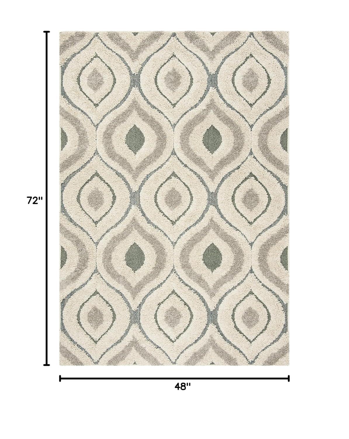 Bryer Shag Performance Geometric Rug
